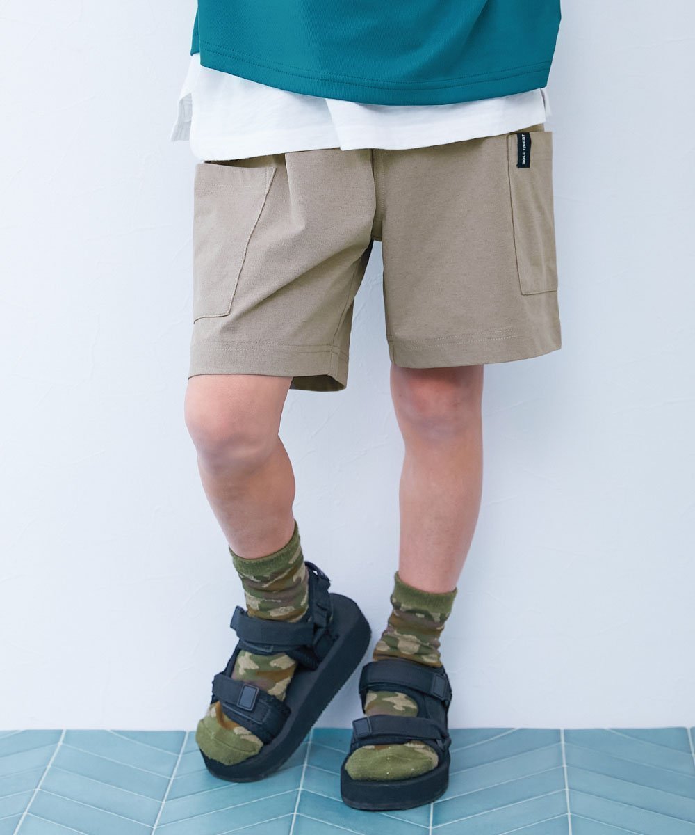 【デビロック/devirock / KIDS】の【イージーウォッシュ】乾燥機OK 防汚 サイドポケット ハーフパンツ 子供服 26SS インテリア・キッズ・メンズ・レディースファッション・服の通販 founy(ファニー) 　ファッション　Fashion　キッズファッション　Fashion for Kids　ボトムス　Bottoms　サンダル　Sandals, Summer Shoes　ストレッチ　Stretch, Stretchy Fabric　なめらか　Smooth, Silky Texture　ハーフ　Half, Half-Length　ポケット　Pocket, Pocket Detail　おすすめ　Recommended / Our Picks　夏　Summer　2026年　2026　Dグレージュ|ID: prp329100004918080 ipo3291000000036888942