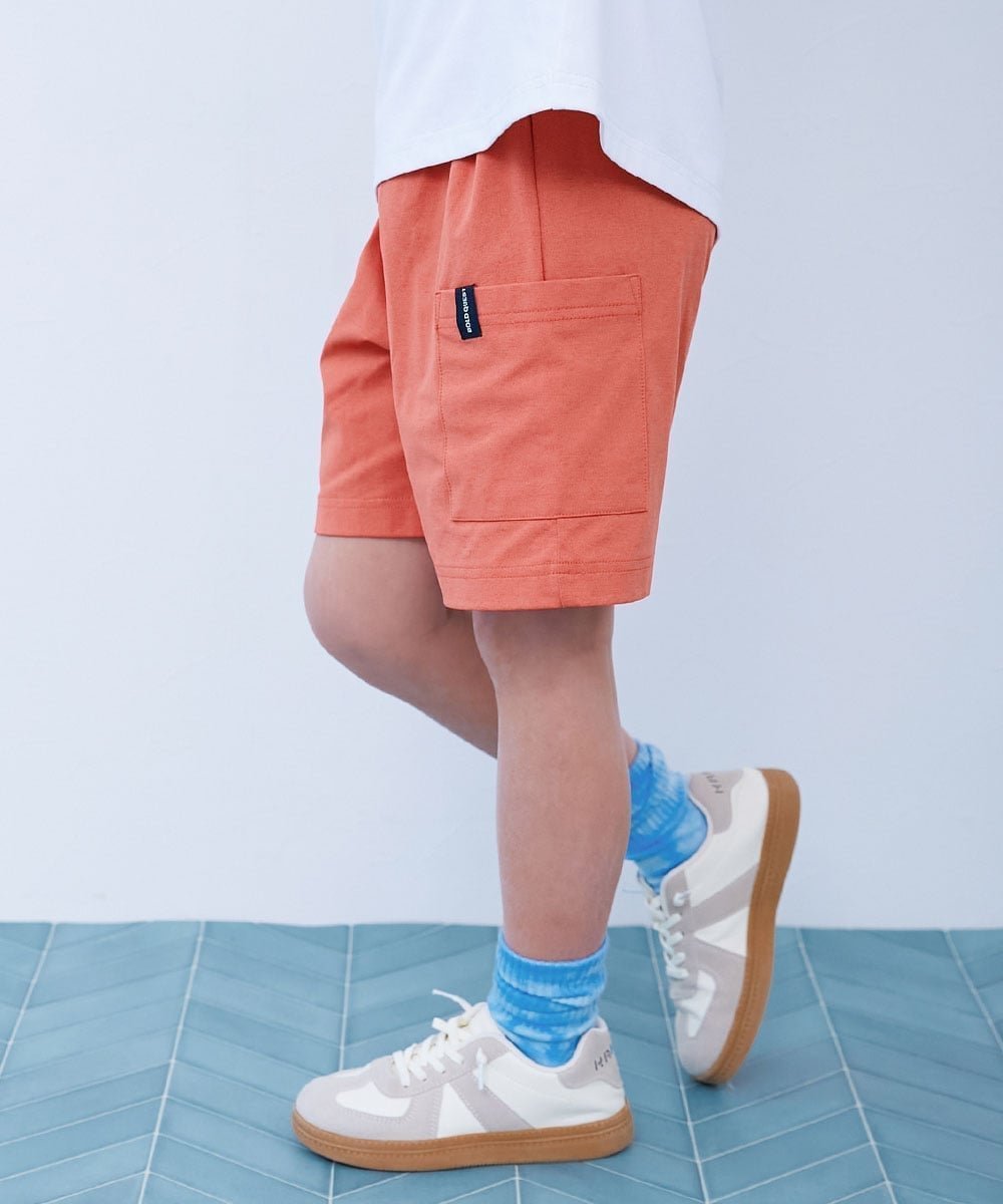 【デビロック/devirock / KIDS】の【イージーウォッシュ】乾燥機OK 防汚 サイドポケット ハーフパンツ 子供服 26SS インテリア・キッズ・メンズ・レディースファッション・服の通販 founy(ファニー) 　ファッション　Fashion　キッズファッション　Fashion for Kids　ボトムス　Bottoms　サンダル　Sandals, Summer Shoes　ストレッチ　Stretch, Stretchy Fabric　なめらか　Smooth, Silky Texture　ハーフ　Half, Half-Length　ポケット　Pocket, Pocket Detail　おすすめ　Recommended / Our Picks　夏　Summer　2026年　2026　ソフトコーラル|ID: prp329100004918080 ipo3291000000036888946