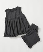 【デビロック/devirock / KIDS】の着心地やわらか フリルデザイン セットアップ 子供服 キッズ 女の子 26SS 人気、トレンドファッション・服の通販 founy(ファニー) ファッション Fashion キッズファッション Fashion for Kids シャーリング Shirring, Ruched セットアップ Set-Up, Coordinated Outfit フリル Frill, Ruffle 旅行 Travel 2026年 2026 thumbnail スミクロ|ID: prp329100004918081 ipo3291000000036888949