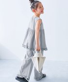 【デビロック/devirock / KIDS】の着心地やわらか フリルデザイン セットアップ 子供服 キッズ 女の子 26SS 人気、トレンドファッション・服の通販 founy(ファニー) ファッション Fashion キッズファッション Fashion for Kids シャーリング Shirring, Ruched セットアップ Set-Up, Coordinated Outfit フリル Frill, Ruffle 旅行 Travel 2026年 2026 thumbnail ストーンブルー|ID: prp329100004918081 ipo3291000000036888950