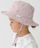 【ナルミヤ オンライン/NARUMIYA ONELINE / KIDS】の【遮熱】刺しゅうバケットハット 人気、トレンドファッション・服の通販 founy(ファニー) ファッション Fashion キッズファッション Fashion for Kids おすすめ Recommended / Our Picks シンプル Simple, Minimal メッシュ Mesh, Net Fabric 夏 Summer thumbnail ライト ピンク|ID: prp329100004918087 ipo3291000000036888986