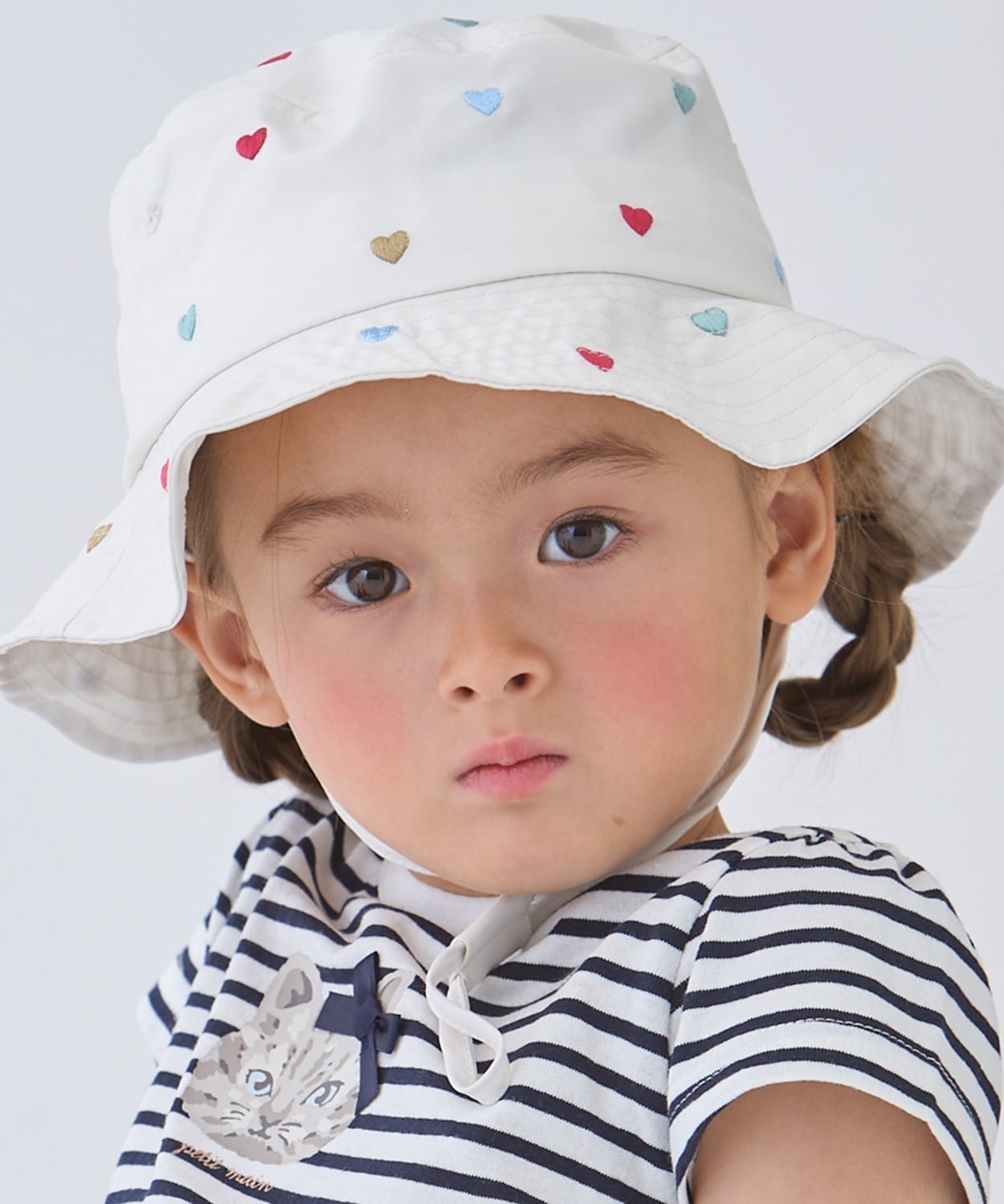 【ナルミヤ オンライン/NARUMIYA ONELINE / KIDS】の【遮熱】刺しゅうバケットハット インテリア・キッズ・メンズ・レディースファッション・服の通販 founy(ファニー) ファッション Fashion キッズファッション Fashion for Kids おすすめ Recommended / Our Picks シンプル Simple, Minimal メッシュ Mesh, Net Fabric 夏 Summer マルチ|ID: prp329100004918087 ipo3291000000036888990