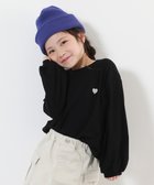 【デビロック/devirock / KIDS】のもちもちストレッチ ガールズ ハート刺繍 長袖Tシャツ 子供服 キッズ 女の子 26SS 人気、トレンドファッション・服の通販 founy(ファニー) ファッション Fashion キッズファッション Fashion for Kids ストレッチ Stretch, Stretchy Fabric 長袖 Long Sleeve, Full Sleeve ワンポイント One Point, Statement Accent おすすめ Recommended / Our Picks 2026年 2026 thumbnail ブラック|ID: prp329100004918089 ipo3291000000036889003