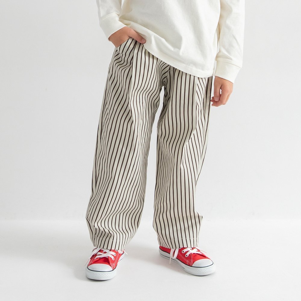 【ブランシェス/branshes / KIDS】の【WEB限定/DRC】サーカスツイルロングパンツ インテリア・キッズ・メンズ・レディースファッション・服の通販 founy(ファニー) 　ファッション　Fashion　キッズファッション　Fashion for Kids　ボトムス　Bottoms　ストライプ　Stripe, Striped Pattern　ツイル　Twist, Twisted Detail　ボーイズ　Boyish, Boy Style　ポケット　Pocket, Pocket Detail　無地　Plain, Solid Color　プチプライス・低価格　Affordable / Budget Price　92_茶_ストライプ|ID: prp329100004918110 ipo3291000000036889094