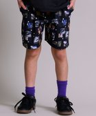 【ペアマノン/pairmanon / KIDS】の【マルチファンクション】吸水速乾 総柄ショートパンツ【PAIRMANON STREET】 ブラックフォト18|ID: prp329100004918113 ipo3291000000036889118