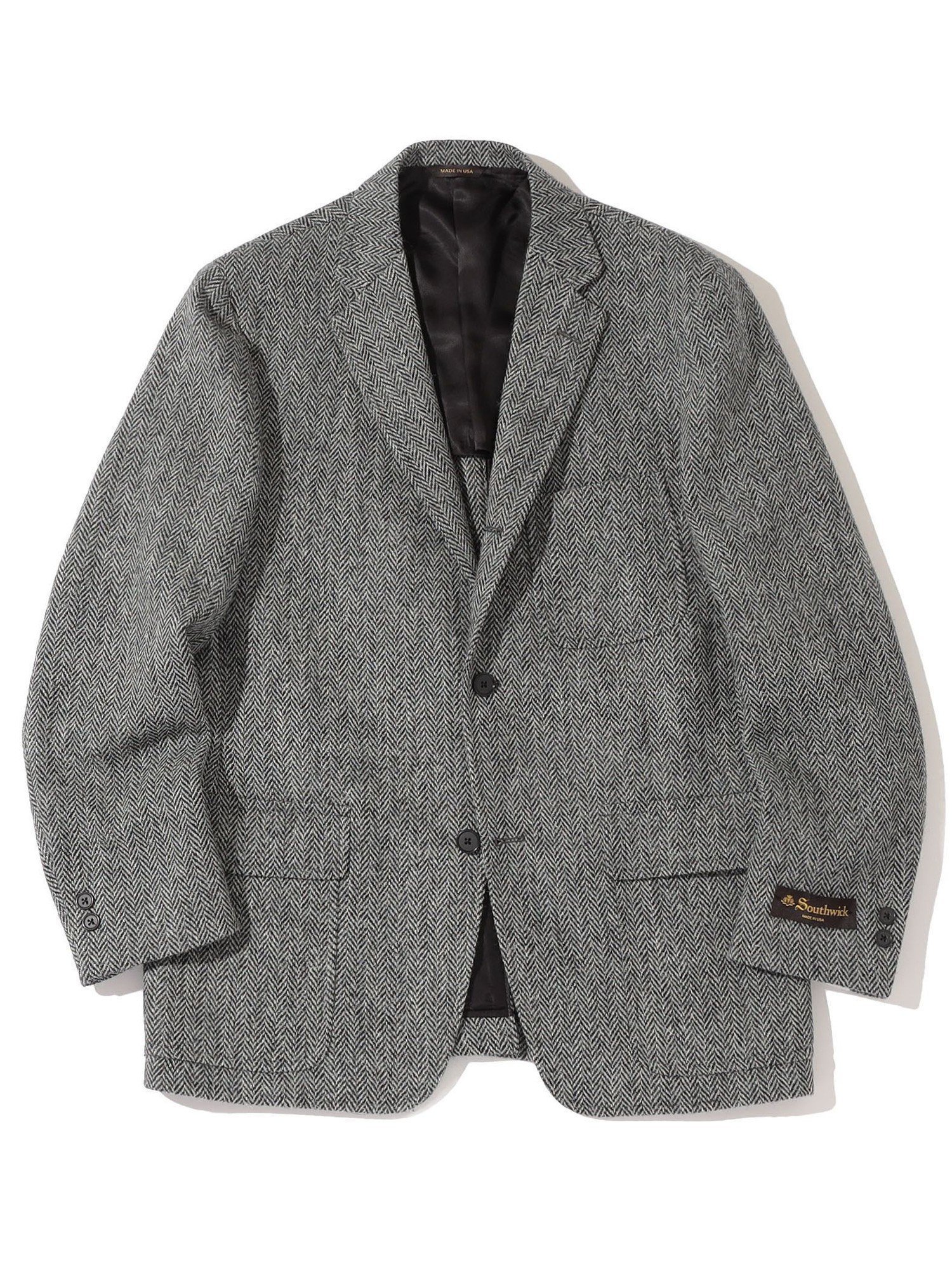【シップス/SHIPS / MEN】のSouthwick CAMBRIDGE HarrisTweed 3B ジャケット インテリア・キッズ・メンズ・レディースファッション・服の通販 founy(ファニー) ファッション Fashion メンズファッション Fashion for Men イタリア Italy ショルダー Shoulder, Shoulder Strap ジャケット Jacket, Outerwear スーツ Suit, Formalwear セットアップ Set-Up, Coordinated Outfit 定番 Standard, Basic Item パッチ Patch, Appliqué フラップ Flap, Flap Pocket ポケット Pocket, Pocket Detail A/W・秋冬 Autumn/Winter チャコールグレー|ID: prp329100004918143 ipo3291000000036889240