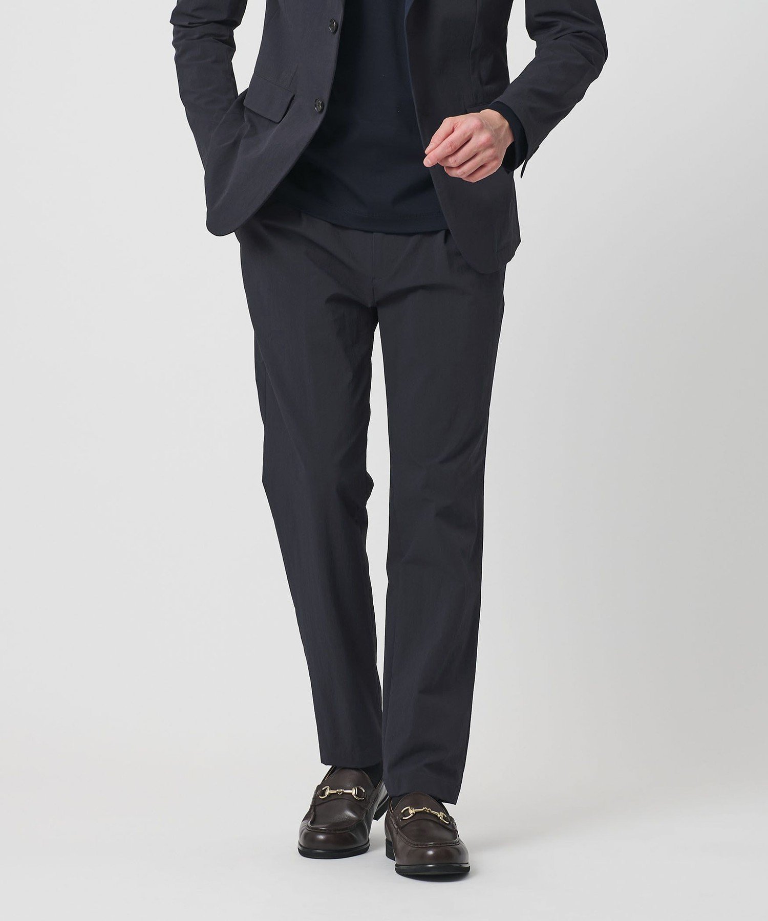 【ビューティ&ユース ユナイテッドアローズ/BEAUTY&YOUTH / UNITED ARROWS / MEN】の【WEB限定】 360°MASTER スマート イージーパンツ NO.3 セットアップ対応 撥水 ストレッチ ウォッシャブル インテリア・キッズ・メンズ・レディースファッション・服の通販 founy(ファニー) 　ファッション　Fashion　メンズファッション　Fashion for Men　ボトムス　Bottoms　ウォッシャブル　Machine Washable　ジャケット　Jacket, Outerwear　ストレッチ　Stretch, Stretchy Fabric　スマート　Smart, Elegant　スリム　Slim, Slim Fit　セットアップ　Set-Up, Coordinated Outfit　テーパード　Tapered, Tapered Pants　バルーン　Balloon, Balloon Silhouette　ポケット　Pocket, Pocket Detail　ラウンド　Round, Round Neck　リラックス　Relax, Relaxed Fit　おすすめ　Recommended / Our Picks　エレガント 上品　Elegant　NAVY|ID: prp329100004918158 ipo3291000000036889297