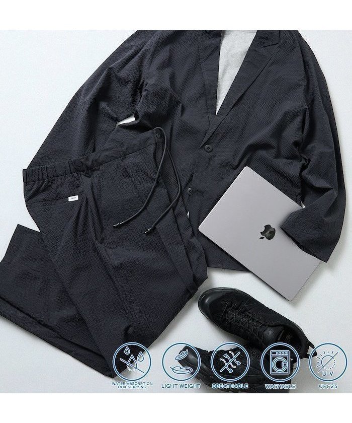 【フリークスストア/FREAK'S STORE】のAiRide/エアライド リラックスフィット シアサッカー セットアップ/テーラードジャケット/ワイドスラックス/吸水速乾/UVカット 【限定展開】 インテリア・キッズ・メンズ・レディースファッション・服の通販 founy(ファニー) https://founy.com/ ファッション Fashion メンズファッション Fashion for Men セットアップ Matching Sets インナー Innerwear 春 Spring 洗える Machine Washable 吸水 Absorbent, Quick-Dry 軽量 Lightweight, Ultra Light ストレッチ Stretch, Stretchy Fabric スラックス Slacks, Dress Pants セットアップ Set-Up, Coordinated Outfit テーパード Tapered, Tapered Pants 定番 Standard, Basic Item 人気 Popular, Best Seller フィット Fit, Slim Fit ベーシック Basic, Essential ボトム Bottoms, Lower Wear リラックス Relax, Relaxed Fit ワイド Wide, Wide Fit S/S・春夏 SS, Spring/Summer, Warm Season おすすめ Recommended / Our Picks 夏 Summer 2026年 2026 |ID: prp329100004918160 ipo3291000000036889309