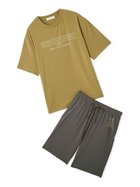 【ジェラートピケ オム/GELATO PIQUE HOMME / MEN】の【HOMME】【接触冷感】クールレーヨンロゴTシャツ ハーフパンツセット 人気、トレンドファッション・服の通販 founy(ファニー) ファッション Fashion メンズファッション Fashion for Men ボトムス Bottoms ハーフパンツ・ショートパンツ Shorts & Half Pants おすすめ Recommended / Our Picks なめらか Smooth, Silky Texture ギフト プレゼント Gift / Present スポーツ Sports, Activewear スマート Smart, Elegant セットアップ Set-Up, Coordinated Outfit ハーフ Half, Half-Length フロント Front, Front Design プリント Print, Printed Pattern ボトム Bottoms, Lower Wear ポケット Pocket, Pocket Detail thumbnail KKI[026]|ID: prp329100004918168 ipo3291000000036889338