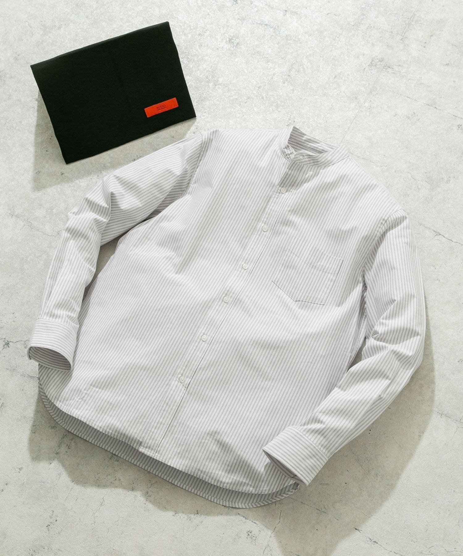 【アーバンリサーチ ロッソ/URBAN RESEARCH ROSSO / MEN】の『WEB限定』『XXLサイズあり』『抗菌/消臭』ハイパフォーマンスオックスバンドカラーシャツ インテリア・キッズ・メンズ・レディースファッション・服の通販 founy(ファニー) ファッション Fashion メンズファッション Fashion for Men 抗菌 Antibacterial, Bacteria-Resistant シンプル Simple, Minimal ストレッチ Stretch, Stretchy Fabric 定番 Standard, Basic Item バランス Balance, Style Balance パフォーマンス Performance, Active Function フィット Fit, Slim Fit ベーシック Basic, Essential おすすめ Recommended / Our Picks 旅行 Travel ビジネス 仕事 通勤 Business / Work / Commuting GRY STRIPE|ID: prp329100004918177 ipo3291000000036889365