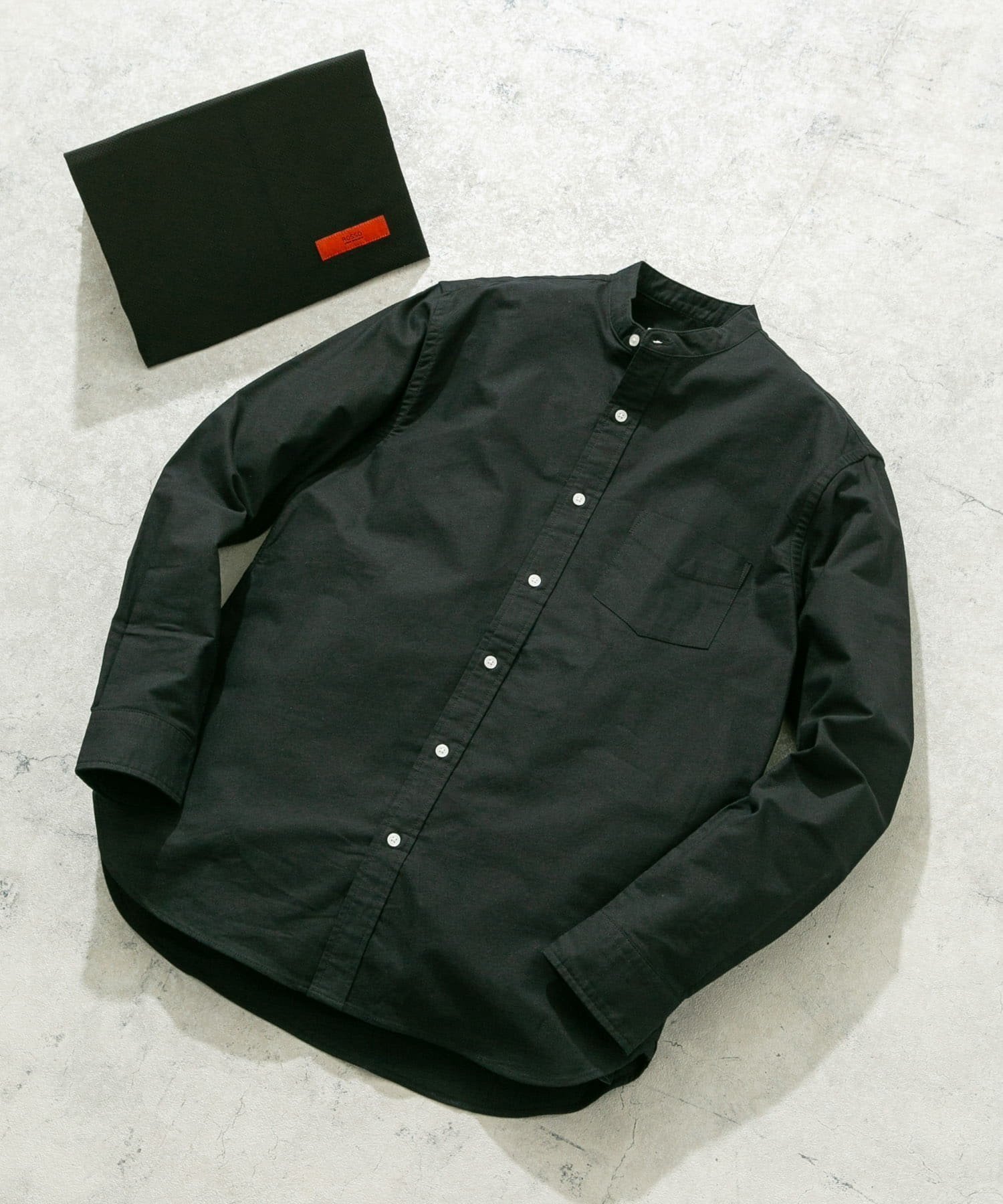 【アーバンリサーチ ロッソ/URBAN RESEARCH ROSSO / MEN】の『WEB限定』『XXLサイズあり』『抗菌/消臭』ハイパフォーマンスオックスバンドカラーシャツ インテリア・キッズ・メンズ・レディースファッション・服の通販 founy(ファニー) ファッション Fashion メンズファッション Fashion for Men 抗菌 Antibacterial, Bacteria-Resistant シンプル Simple, Minimal ストレッチ Stretch, Stretchy Fabric 定番 Standard, Basic Item バランス Balance, Style Balance パフォーマンス Performance, Active Function フィット Fit, Slim Fit ベーシック Basic, Essential おすすめ Recommended / Our Picks 旅行 Travel ビジネス 仕事 通勤 Business / Work / Commuting BLACK|ID: prp329100004918177 ipo3291000000036889374