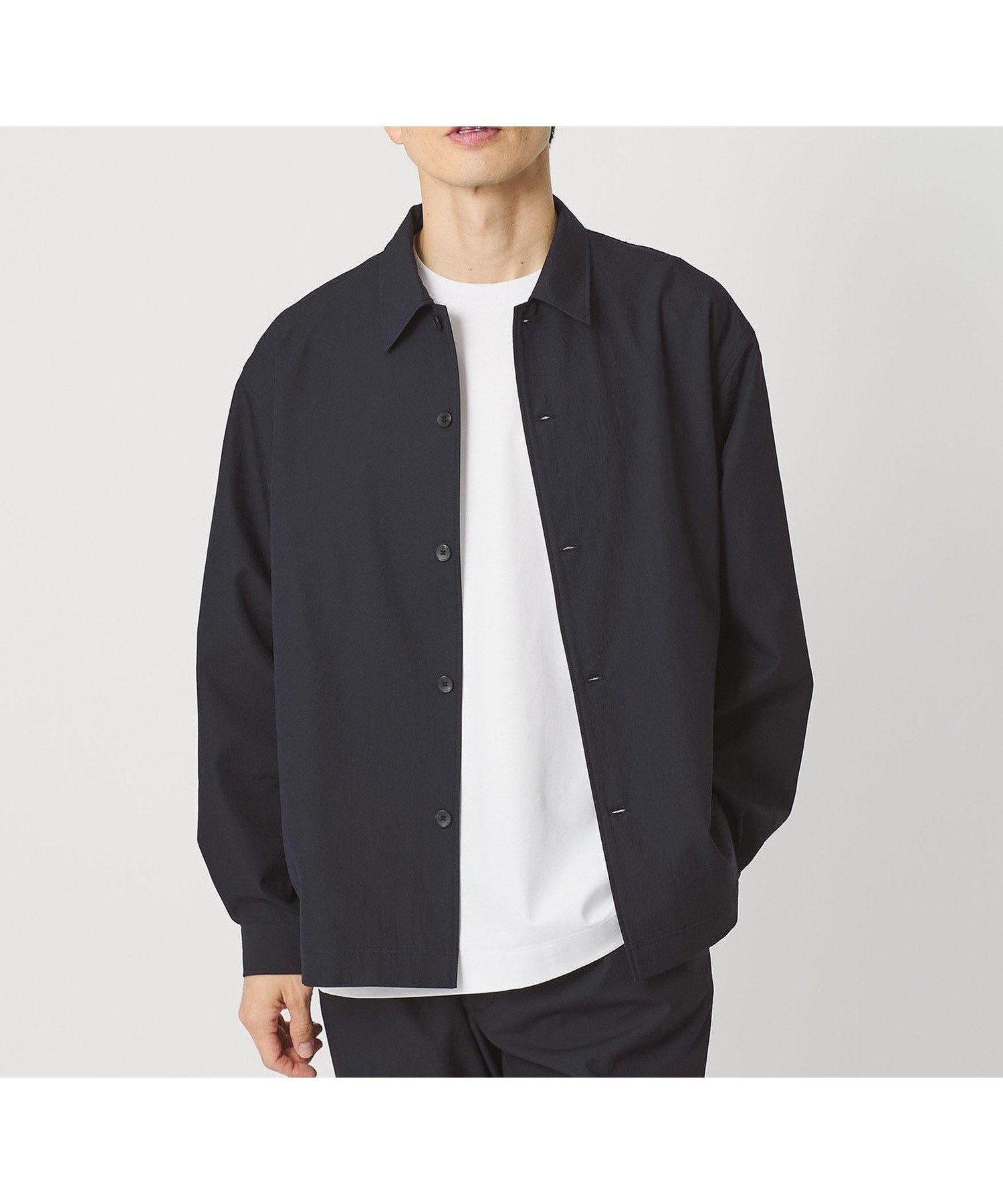 【ビューティ&ユース ユナイテッドアローズ/BEAUTY&YOUTH / UNITED ARROWS / MEN】のKOMATSU PACK オーバー キャンプカラー シャツ FORM型 セットアップ対応 撥水 ウォッシャブル インテリア・キッズ・メンズ・レディースファッション・服の通販 founy(ファニー) 　ファッション　Fashion　メンズファッション　Fashion for Men　セットアップ　Matching Sets　ウォッシャブル　Machine Washable　エレガント 上品　Elegant　ジャケット　Jacket, Outerwear　スクエア　Square, Square Shape　スタンダード　Standard, Basic　スポーツ　Sports, Activewear　セットアップ　Set-Up, Coordinated Outfit　長袖　Long Sleeve, Full Sleeve　バランス　Balance, Style Balance　ボックス　Boxy, Box Shape　ポケット　Pocket, Pocket Detail　別注　Limited Edition, Custom Order　半袖　Short Sleeve, Half Sleeve　リラックス　Relax, Relaxed Fit　おすすめ　Recommended / Our Picks　2026年　2026　NAVY|ID: prp329100004918203 ipo3291000000036889477