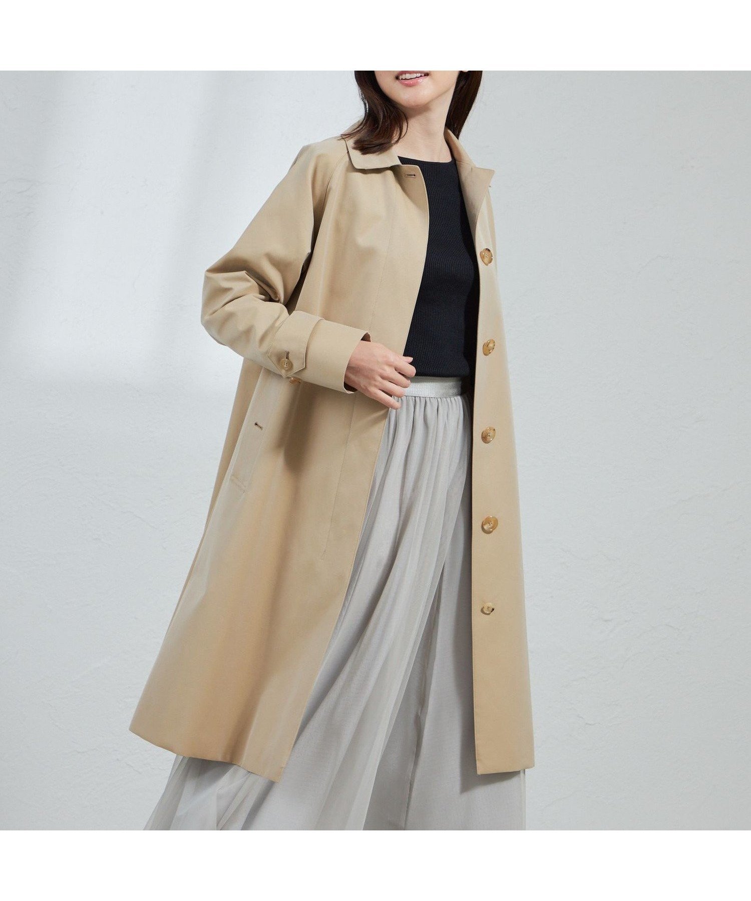 【サンヨーコート/SANYO COAT】の100年コート クラシックモデル バルマカーンコート インテリア・キッズ・メンズ・レディースファッション・服の通販 founy(ファニー) 　ファッション　Fashion　レディースファッション　Fashion for Women　アウター　Coat / Outerwear Collection　コート・ロングコート・ピーコート　Long Coats, Peacoats & More　クラシック　Classic, Timeless Style　スリーブ　Sleeve, Long Sleeve / Short Sleeve　トレンド　Trend, Trending Now　ポケット　Pocket, Pocket Detail　ライナー　Liner, Inner Layer　ベージュ|ID: prp329100004918204 ipo3291000000036889480