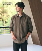【ビューティ&ユース ユナイテッドアローズ/BEAUTY&YOUTH / UNITED ARROWS / MEN】の【WEB限定 WARDROBE SMART】スエードライク シャツ 人気、トレンドファッション・服の通販 founy(ファニー) ファッション Fashion メンズファッション Fashion for Men サテン Satin, Glossy Fabric スマート Smart, Elegant バランス Balance, Style Balance ファブリック Fabric, Textile ポケット Pocket, Pocket Detail ラウンド Round, Round Neck おすすめ Recommended / Our Picks thumbnail DK.GRAY|ID: prp329100004918215 ipo3291000000036889518