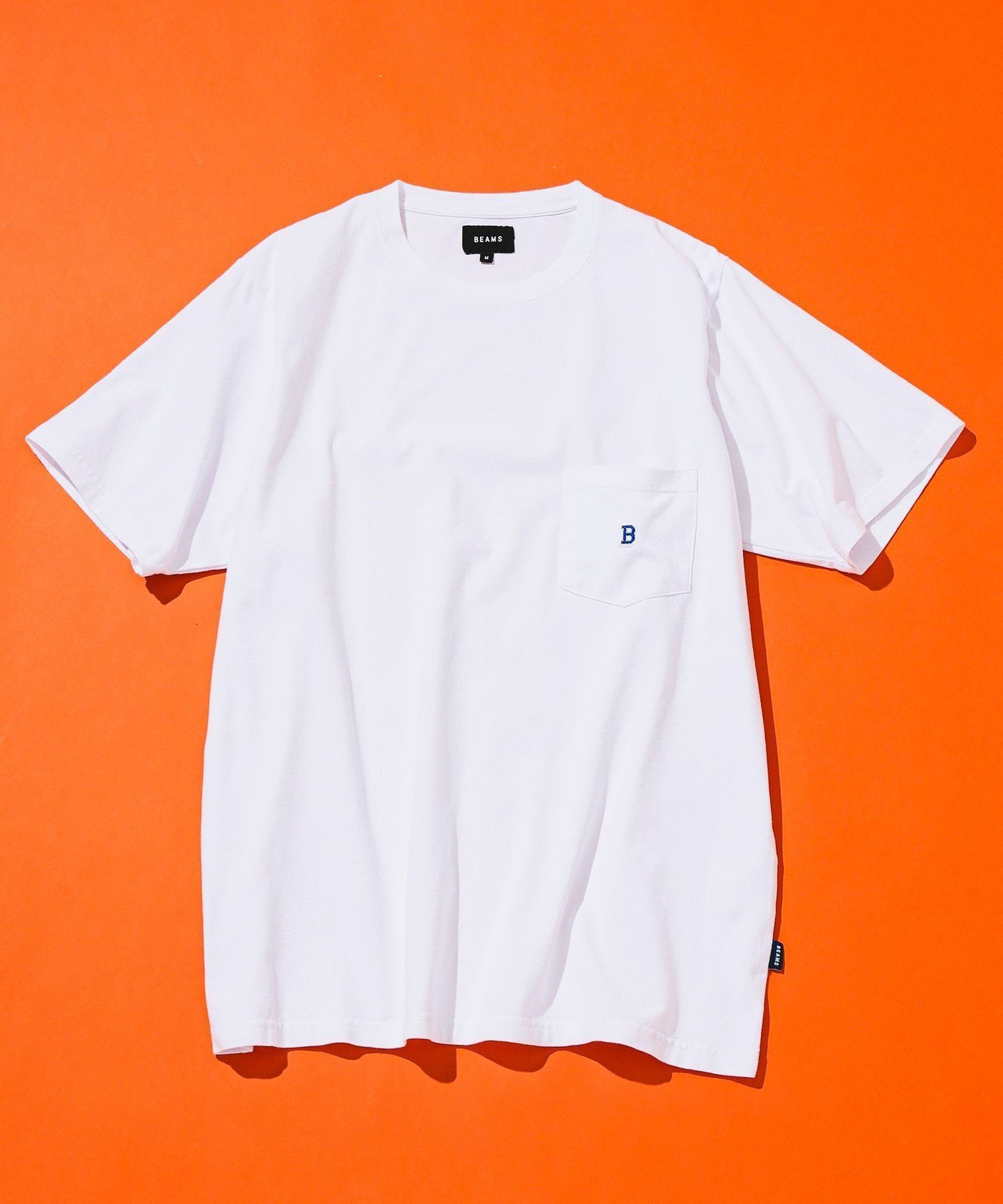 【ビームス/BEAMS / MEN】のBロゴ ポケット Tシャツ 人気、トレンドファッション・服の通販 founy(ファニー) 　ファッション　Fashion　メンズファッション　Fashion for Men　インナー　Innerwear　ショート　Short, Short Length　シンプル　Simple, Minimal　デニム　Denim, Jeans Material　フィット　Fit, Slim Fit　ベーシック　Basic, Essential　ポケット　Pocket, Pocket Detail　 other-1|ID: prp329100004918218 ipo3291000000036889531