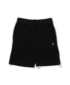 【ア ベイシング エイプ パイレート ストア/A BATHING APE PIRATE STORE / MEN】のAPE HEAD ONE POINT SWEAT SHORTS 人気、トレンドファッション・服の通販 founy(ファニー) ファッション Fashion メンズファッション Fashion for Men スピンドル Spindle, Drawcord パッチ Patch, Appliqué ポケット Pocket, Pocket Detail ワンポイント One Point, Statement Accent thumbnail BLACK|ID: prp329100004918219 ipo3291000000036889537