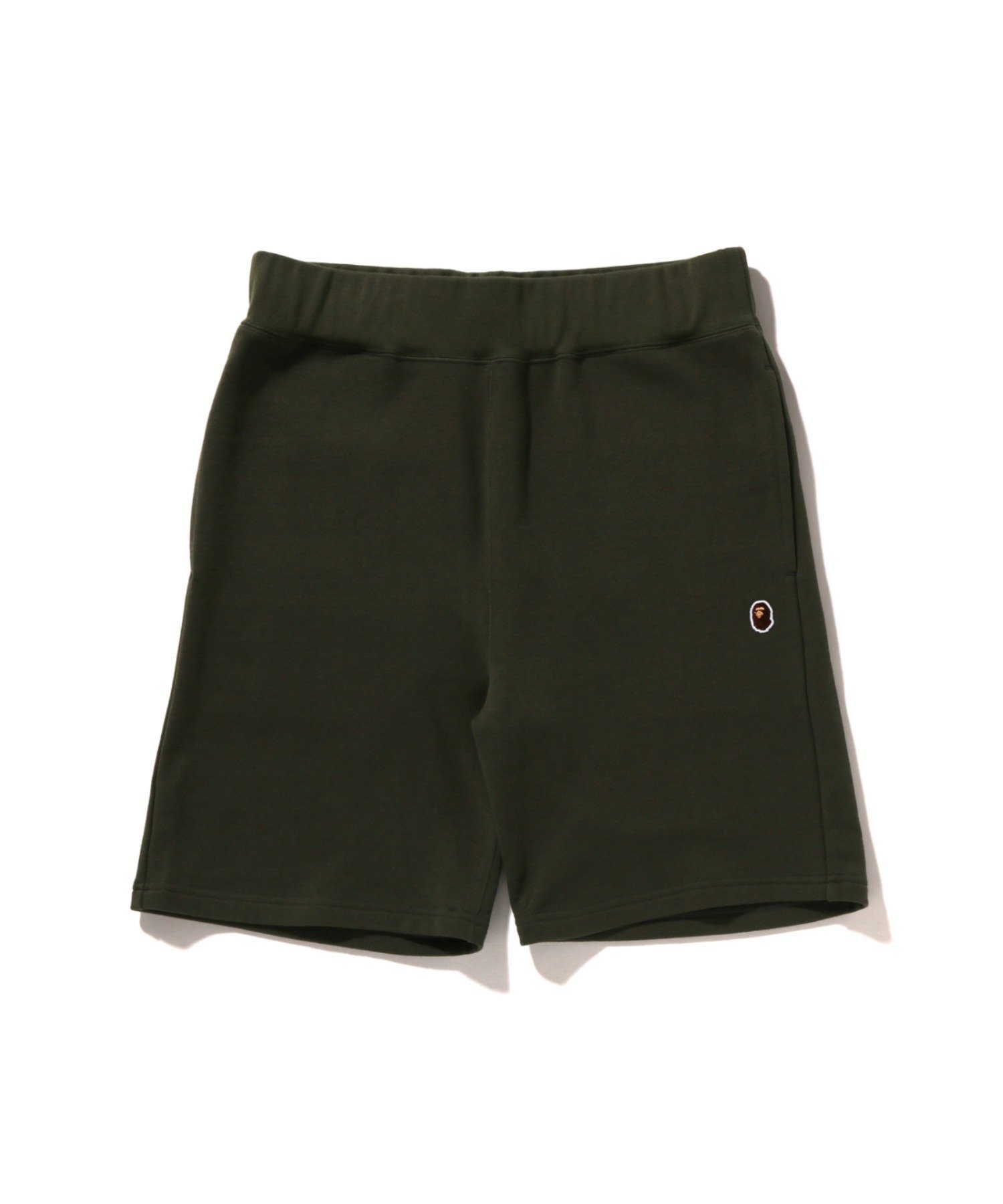 【ア ベイシング エイプ パイレート ストア/A BATHING APE PIRATE STORE / MEN】のAPE HEAD ONE POINT SWEAT SHORTS インテリア・キッズ・メンズ・レディースファッション・服の通販 founy(ファニー) 　ファッション　Fashion　メンズファッション　Fashion for Men　スピンドル　Spindle, Drawcord　パッチ　Patch, Appliqué　ポケット　Pocket, Pocket Detail　ワンポイント　One Point, Statement Accent　OLIVE DRAB|ID: prp329100004918219 ipo3291000000036889542