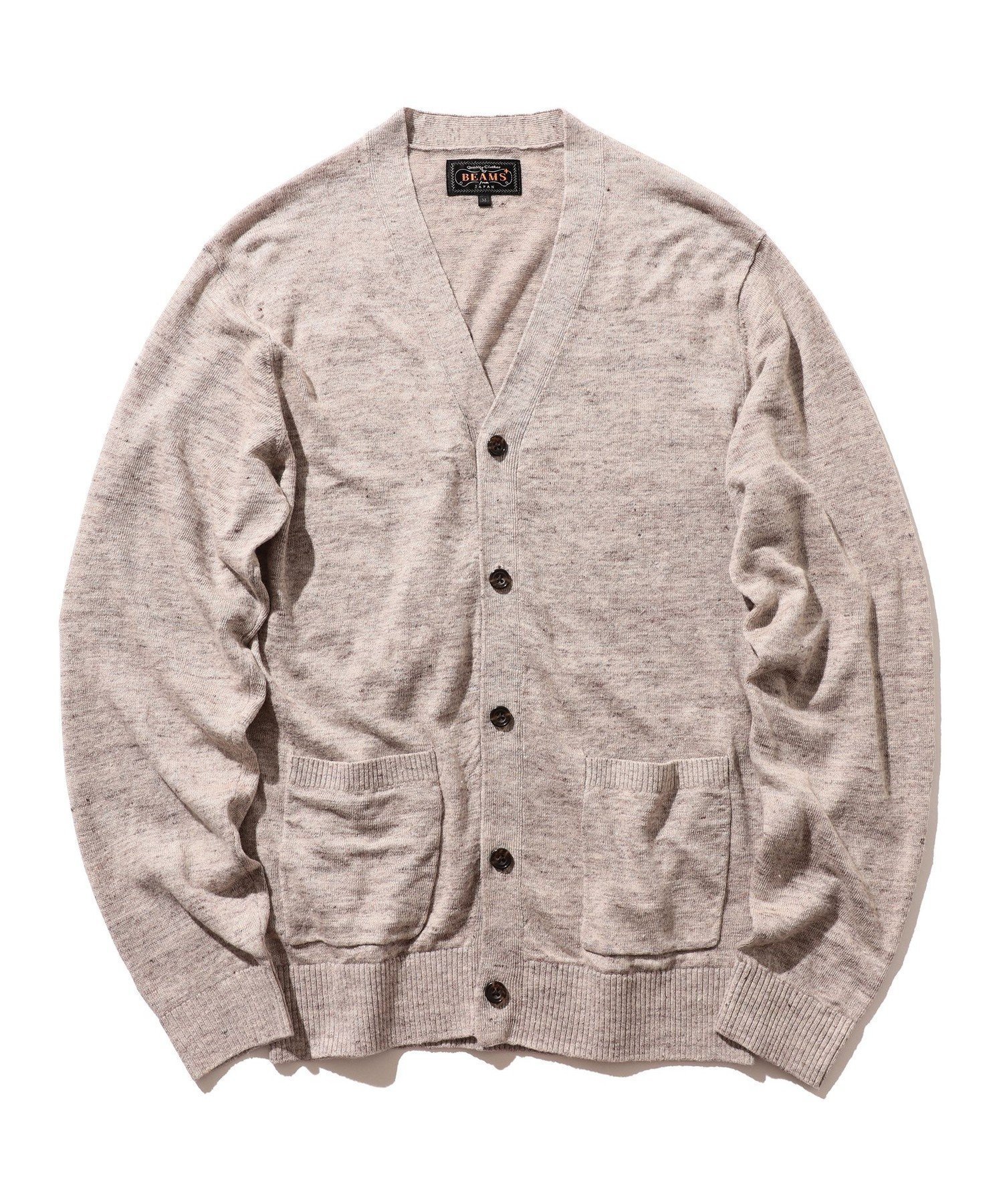 【ビームス/BEAMS / MEN】のBEAMS PLUS / リネン カーディガン インテリア・キッズ・メンズ・レディースファッション・服の通販 founy(ファニー) 　ファッション　Fashion　メンズファッション　Fashion for Men　カーディガン　Cardigan, Knitwear　ベーシック　Basic, Essential　リネン　Linen, Linen Fabric　BEIGE|ID: prp329100004918224 ipo3291000000036889564
