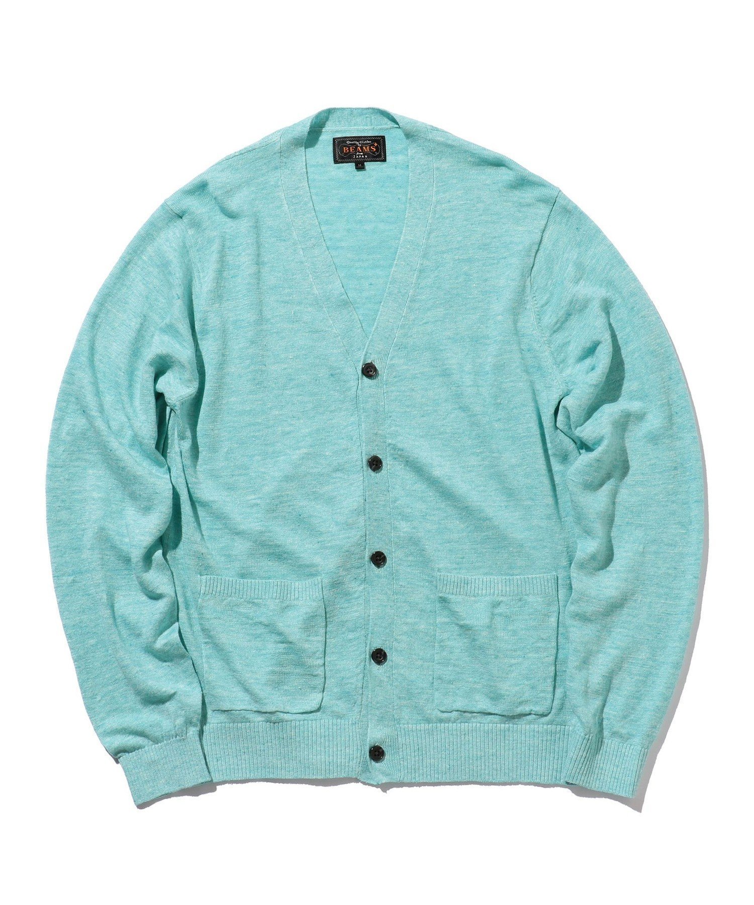 【ビームス/BEAMS / MEN】のBEAMS PLUS / リネン カーディガン インテリア・キッズ・メンズ・レディースファッション・服の通販 founy(ファニー) 　ファッション　Fashion　メンズファッション　Fashion for Men　カーディガン　Cardigan, Knitwear　ベーシック　Basic, Essential　リネン　Linen, Linen Fabric　SAX|ID: prp329100004918224 ipo3291000000036889568