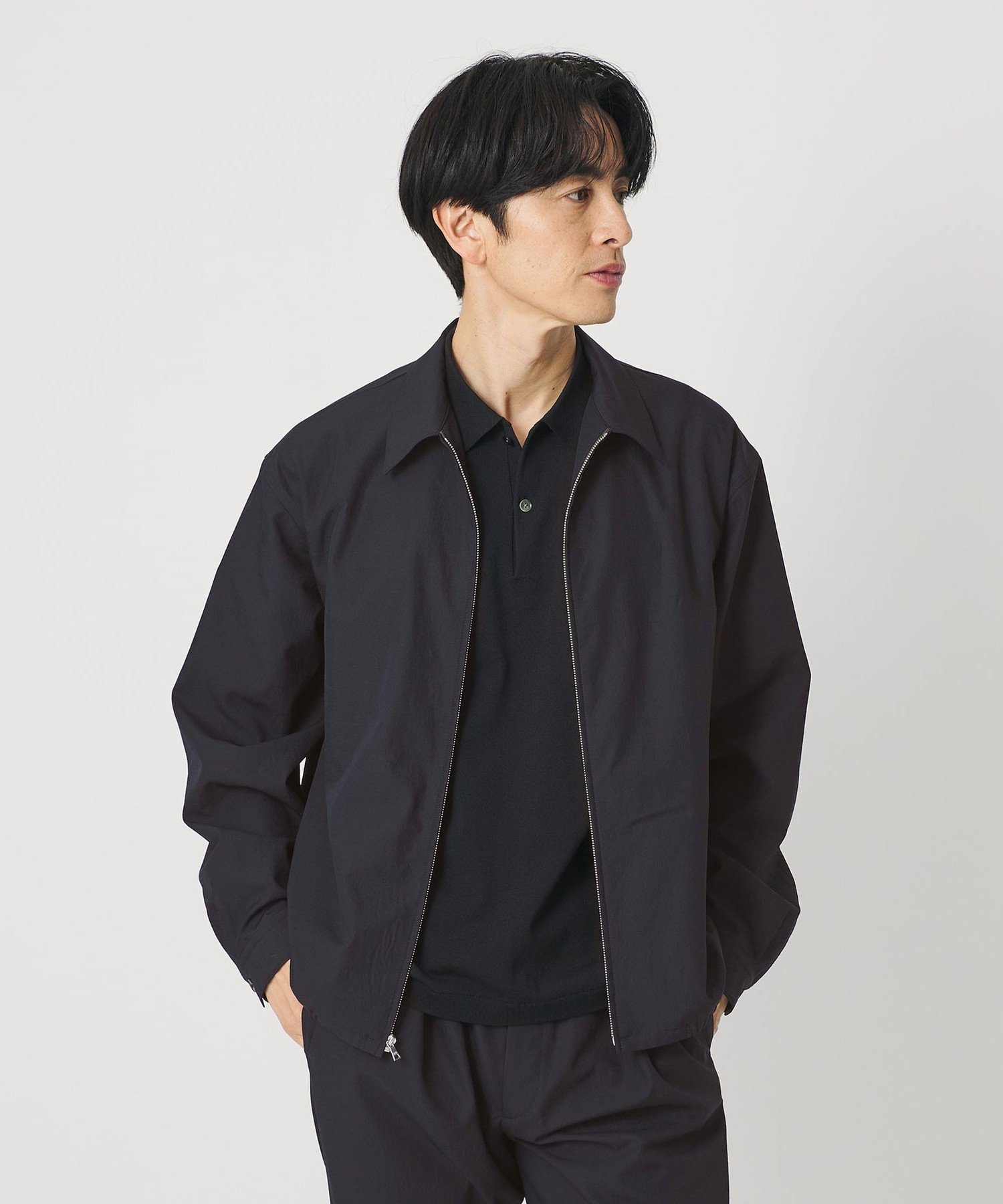 【ビューティ&ユース ユナイテッドアローズ/BEAUTY&YOUTH / UNITED ARROWS / MEN】のKOMATSU PACK ジップ アップ シャツ セットアップ対応 撥水 ウォッシャブル インテリア・キッズ・メンズ・レディースファッション・服の通販 founy(ファニー) 　ファッション　Fashion　メンズファッション　Fashion for Men　セットアップ　Matching Sets　ウォッシャブル　Machine Washable　エレガント 上品　Elegant　シャーリング　Shirring, Ruched　ジップ　Zip, Zipper　スタンダード　Standard, Basic　スポーツ　Sports, Activewear　セットアップ　Set-Up, Coordinated Outfit　長袖　Long Sleeve, Full Sleeve　バランス　Balance, Style Balance　ボックス　Boxy, Box Shape　ポケット　Pocket, Pocket Detail　別注　Limited Edition, Custom Order　半袖　Short Sleeve, Half Sleeve　リラックス　Relax, Relaxed Fit　おすすめ　Recommended / Our Picks　2026年　2026　NAVY|ID: prp329100004918231 ipo3291000000036889597
