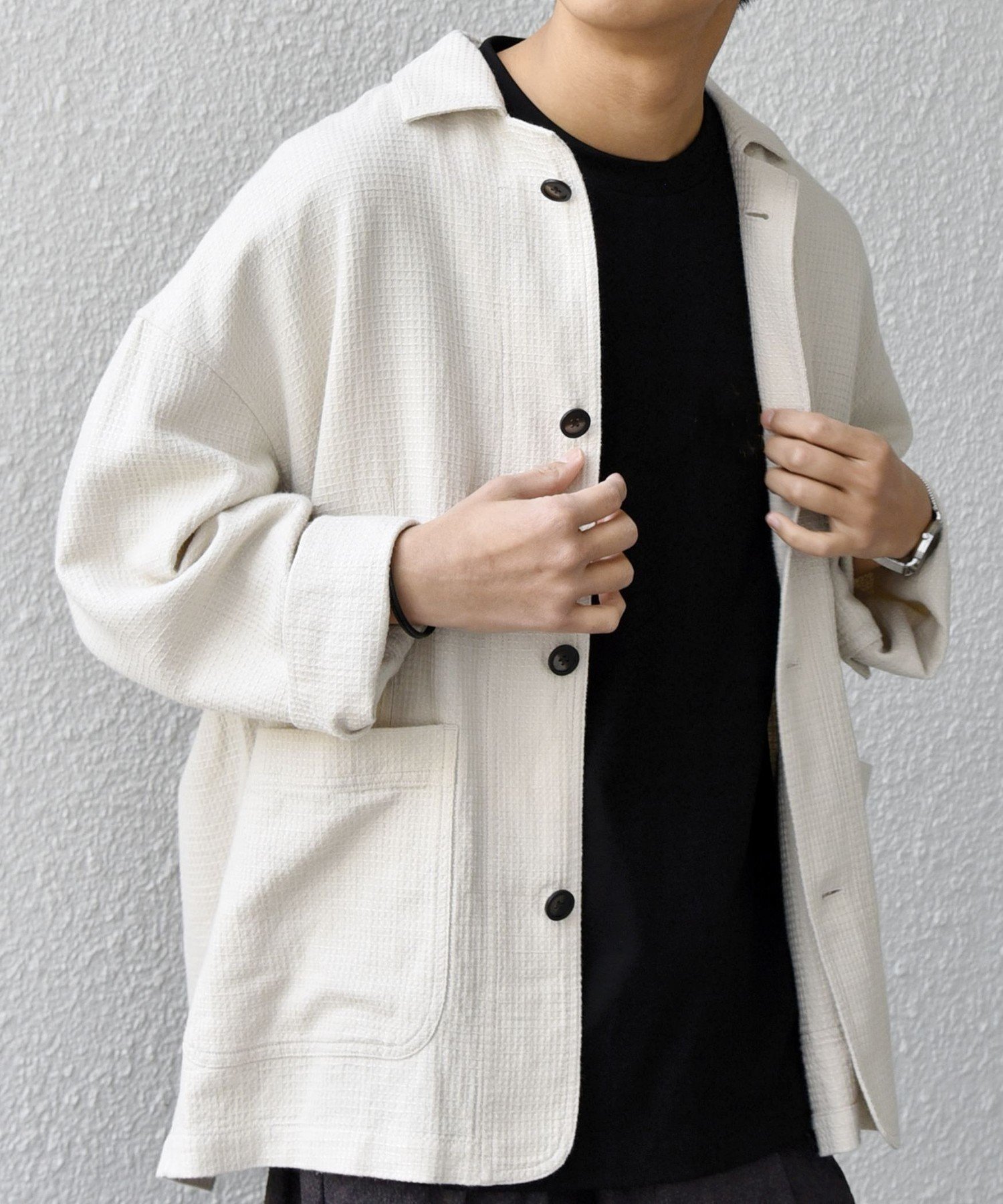 【シップス/SHIPS / MEN】のSHIPS any 洗濯機可能 NOVELTEX リネン/コットン ワッフル シャツ ジャケット 人気、トレンドファッション・服の通販 founy(ファニー) 　ファッション　Fashion　メンズファッション　Fashion for Men　ジャケット　Jacket, Outerwear　スリット　Slit, Slit Detail　ダブル　Double, Double-Breasted　バランス　Balance, Style Balance　プリント　Print, Printed Pattern　リネン　Linen, Linen Fabric　リラックス　Relax, Relaxed Fit　ワッフル　Waffle, Waffle Knit　おすすめ　Recommended / Our Picks　 other-1|ID: prp329100004918253 ipo3291000000036889669