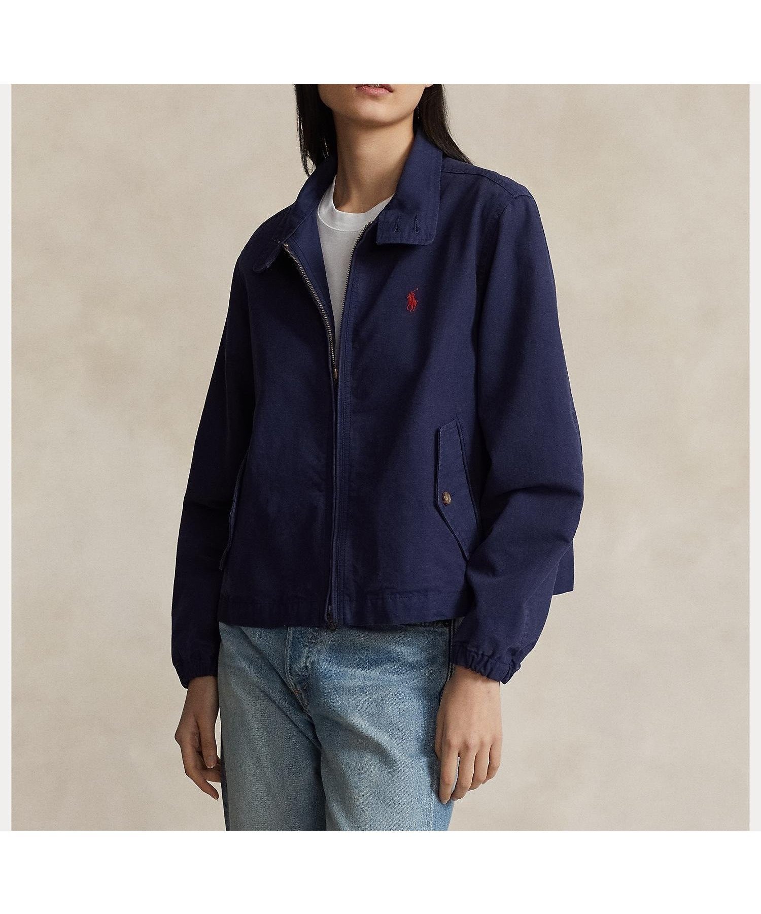 【ラルフローレン/RALPH LAUREN】のコットン キャンバス ジャケット 人気、トレンドファッション・服の通販 founy(ファニー) 　ファッション　Fashion　レディースファッション　Fashion for Women　アウター　Coat / Outerwear Collection　レディースジャケット・軽アウター　Jackets　インド　Indian Textile　カフス　Cuff Design　キャンバス　Canvas, Canvas Fabric　クロップド　Cropped, Short Length　ジャケット　Jacket, Outerwear　スタンド　Stand Collar, Upright Stand　ストレート　Straight, Straight Cut　フィット　Fit, Slim Fit　フロント　Front, Front Design　ポケット　Pocket, Pocket Detail　ループ　Loop, Loop Knit　長袖　Long Sleeve, Full Sleeve　 other-1|ID: prp329100004918265 ipo3291000000036889710