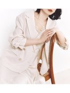 【スナイデル/SNIDEL】の【LUMISHADE】UVダブルジャケット 人気、トレンドファッション・服の通販 founy(ファニー) ファッション Fashion レディースファッション Fashion for Women アウター Coat / Outerwear Collection レディースジャケット・軽アウター Jackets ウェーブ Wavy Pattern ジャケット Jacket, Outerwear スマート Smart, Elegant ダブル Double, Double-Breasted ダメージ Distressed, Destroyed ブロック Block, Solid Block Pattern リラックス Relax, Relaxed Fit おすすめ Recommended / Our Picks ビジネス 仕事 通勤 Business / Work / Commuting thumbnail IVR[003]|ID: prp329100004918272 ipo3291000000036889733