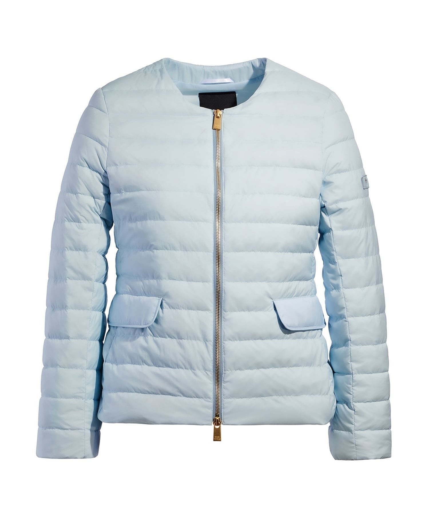 【タトラス コンセプトストア/TATRAS CONCEPT STORE】の【TATRAS 直営店】 NOKO ノコ / ライトダウンジャケット インテリア・キッズ・メンズ・レディースファッション・服の通販 founy(ファニー) 　ファッション　Fashion　レディースファッション　Fashion for Women　アウター　Coat / Outerwear Collection　レディースジャケット・軽アウター　Jackets　イタリア　Italy　コンパクト　Compact, Small Size　デコルテ　Décolleté, Neckline　フロント　Front, Front Design　ポケット　Pocket, Pocket Detail　エレガント 上品　Elegant　SAX|ID: prp329100004918288 ipo3291000000036889797