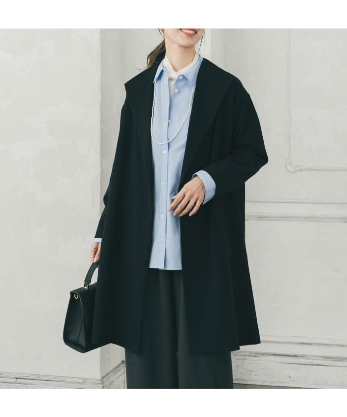 【アーバンリサーチ ドアーズ/URBAN RESEARCH DOORS】の『WEB限定』ダブルクロスガウンコート インテリア・キッズ・メンズ・レディースファッション・服の通販 founy(ファニー) https://founy.com/ ファッション Fashion レディースファッション Fashion for Women アウター Coat / Outerwear Collection コート・ロングコート・ピーコート Long Coats, Peacoats & More ガウン Gown, Robe シンプル Simple, Minimal ダブル Double, Double-Breasted ドレープ Drape, Draping Fabric 定番 Standard, Basic Item フロント Front, Front Design ロング Long, Long-Length S/S・春夏 SS, Spring/Summer, Warm Season 夏 Summer エレガント 上品 Elegant セレモニー Ceremony ビジネス 仕事 通勤 Business / Work / Commuting 2026年 2026 |ID: prp329100004918291 ipo3291000000036889805