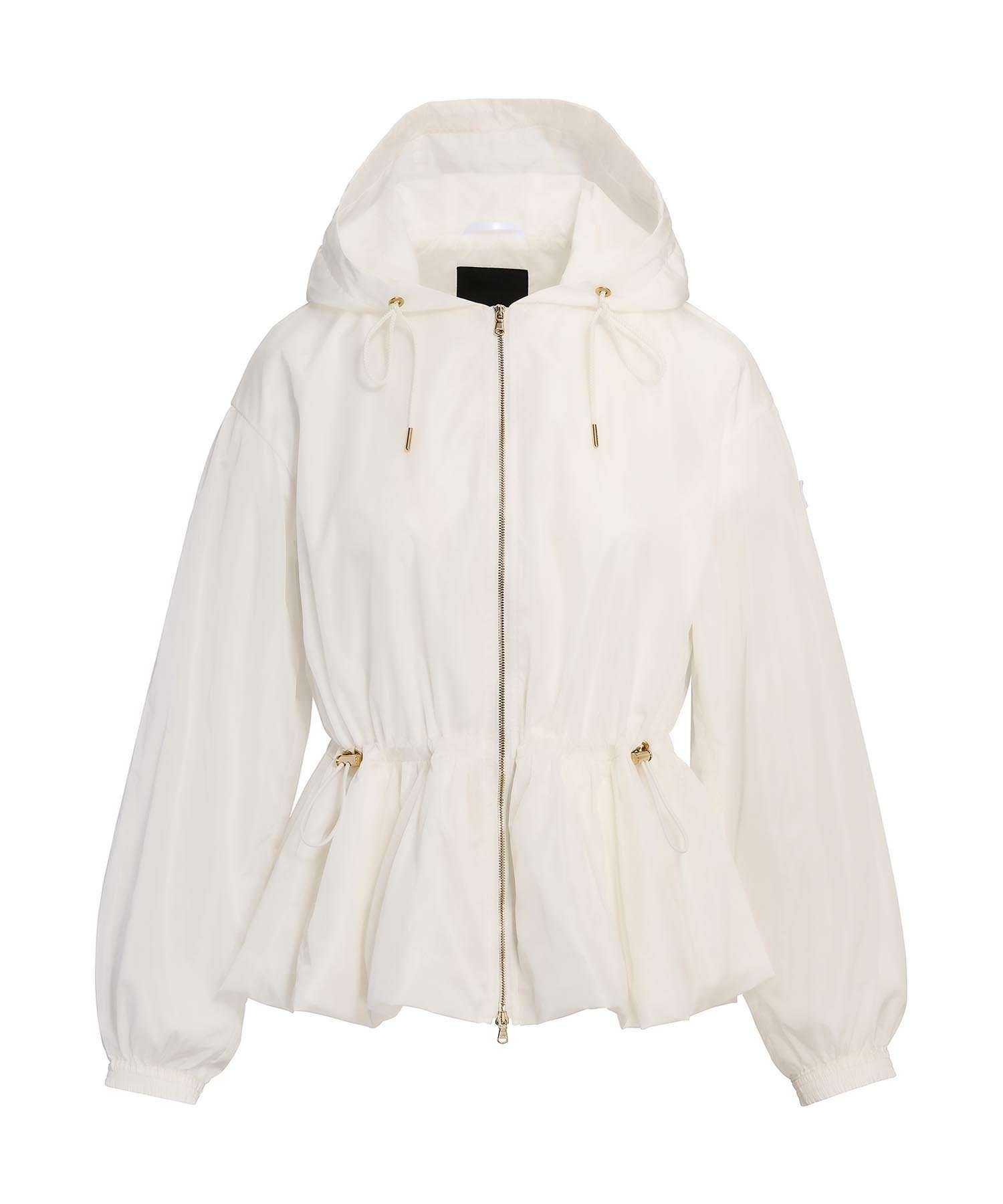 【タトラス コンセプトストア/TATRAS CONCEPT STORE】の【TATRAS 直営店】ENZI エンツィ / ジャケット インテリア・キッズ・メンズ・レディースファッション・服の通販 founy(ファニー) 　ファッション　Fashion　レディースファッション　Fashion for Women　アウター　Coat / Outerwear Collection　レディースジャケット・軽アウター　Jackets　イタリア　Italy　エレガント 上品　Elegant　軽量　Lightweight, Ultra Light　ジャケット　Jacket, Outerwear　タフタ　Taffeta, Structured Fabric　ドローコード　Drawcord, Drawstring Cord　フォルム　Silhouette, Form　メタル　Metal, Metal Parts　IVORY|ID: prp329100004918297 ipo3291000000036889837