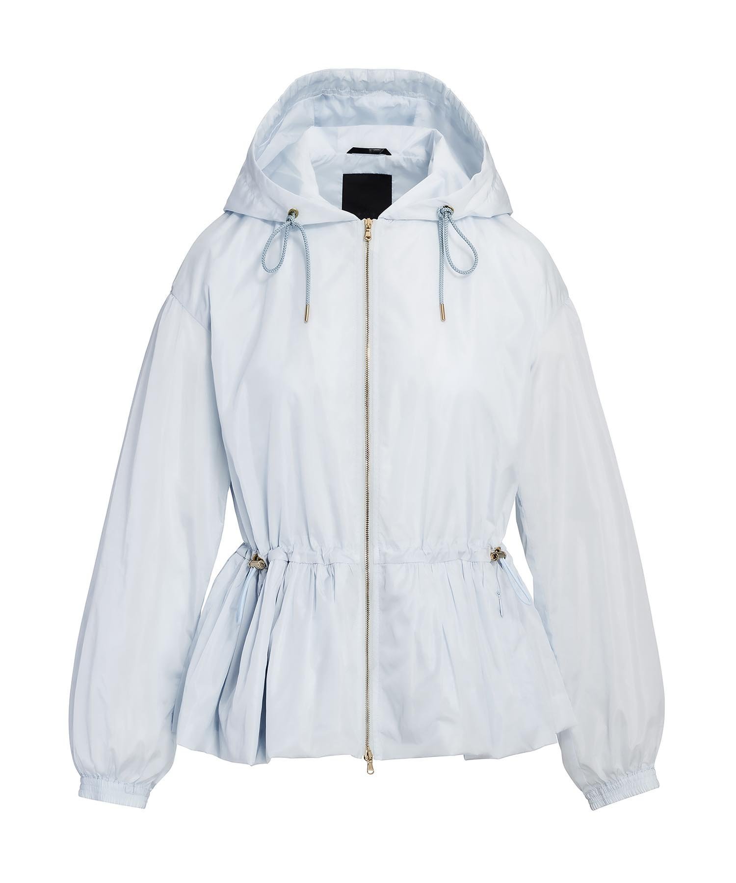 【タトラス コンセプトストア/TATRAS CONCEPT STORE】の【TATRAS 直営店】ENZI エンツィ / ジャケット インテリア・キッズ・メンズ・レディースファッション・服の通販 founy(ファニー) 　ファッション　Fashion　レディースファッション　Fashion for Women　アウター　Coat / Outerwear Collection　レディースジャケット・軽アウター　Jackets　イタリア　Italy　エレガント 上品　Elegant　軽量　Lightweight, Ultra Light　ジャケット　Jacket, Outerwear　タフタ　Taffeta, Structured Fabric　ドローコード　Drawcord, Drawstring Cord　フォルム　Silhouette, Form　メタル　Metal, Metal Parts　SAX|ID: prp329100004918297 ipo3291000000036889838