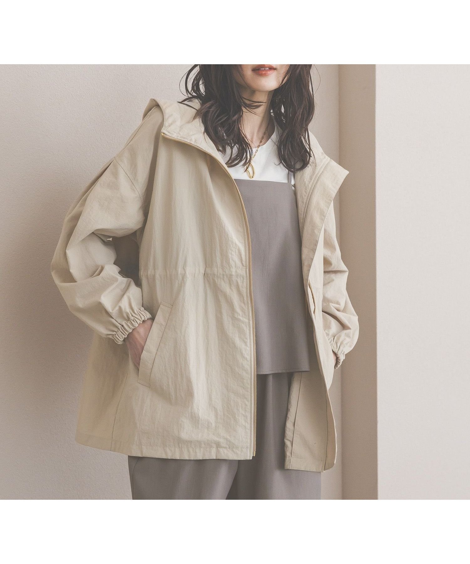 【グローバルワーク/GLOBAL WORK】のエアかる撥水マウンテンパーカー/601298 人気、トレンドファッション・服の通販 founy(ファニー) 　ファッション　Fashion　レディースファッション　Fashion for Women　トップス・カットソー　Cut & Sew Tops　レディースパーカー・カジュアルフーディー　Casual Hoodies & Sweatshirts　おすすめ　Recommended / Our Picks　アウトドア　Outdoor Clothing　シンプル　Simple, Minimal　スリーブ　Sleeve, Long Sleeve / Short Sleeve　パーカー　Hoodie, Parka　エレガント 上品　Elegant　旅行　Travel　春　Spring　羽織　Haori, Light Jacket　軽量　Lightweight, Ultra Light　 other-1|ID: prp329100004918299 ipo3291000000036889843