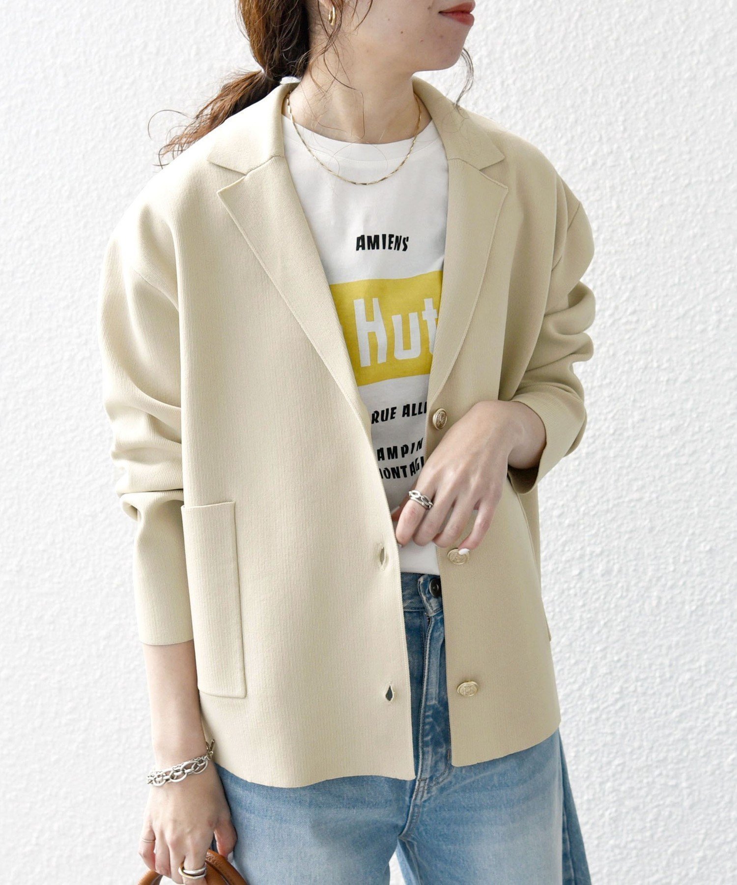 【シップス フォー ウィメン/SHIPS】のSHIPS any 手洗い可能 テーラード ニット カーディガン ジャケット インテリア・キッズ・メンズ・レディースファッション・服の通販 founy(ファニー) 　ファッション　Fashion　レディースファッション　Fashion for Women　カーディガン　Cardigan, Knitwear　シンプル　Simple, Minimal　ジャケット　Jacket, Outerwear　テーラード　Tailored, Tailored Fit　おすすめ　Recommended / Our Picks　2026年　2026　ベージュ|ID: prp329100004918305 ipo3291000000036889868