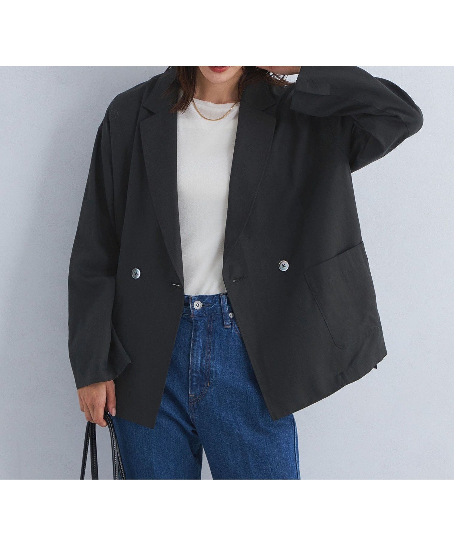 【ユナイテッドアローズ/UNITED ARROWS】のsize SHORTあり ツイル ライト ジャケット 人気、トレンドファッション・服の通販 founy(ファニー) 　ファッション　Fashion　レディースファッション　Fashion for Women　アウター　Coat / Outerwear Collection　レディースジャケット・軽アウター　Jackets　春　Spring　秋　Autumn　クール　Cool, Chic　今季　This Season, Current Season　ジャケット　Jacket, Outerwear　スリット　Slit, Slit Detail　ツイル　Twist, Twisted Detail　デニム　Denim, Jeans Material　フロント　Front, Front Design　ポケット　Pocket, Pocket Detail　ワイド　Wide, Wide Fit　S/S・春夏　SS, Spring/Summer, Warm Season　アウトレット　Outlet / Clearance　おすすめ　Recommended / Our Picks　夏　Summer　ビジネス 仕事 通勤　Business / Work / Commuting　 other-1|ID: prp329100004918310 ipo3291000000036889889