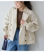 【チャオパニックティピー/CIAOPANIC TYPY】の【2WAY】ZIP切替トレンチコート 人気、トレンドファッション・服の通販 founy(ファニー) ファッション Fashion レディースファッション Fashion for Women アウター Coat / Outerwear Collection コート・ロングコート・ピーコート Long Coats, Peacoats & More トレンチコート / 春秋の定番アウター Trench Coats 切替 Switching, Contrast Panel ショート Short, Short Length ジップ Zip, Zipper スウェット / スエット Sweatshirt, Sweatwear スラックス Slacks, Dress Pants デニム Denim, Jeans Material トレンチ Trench, Trench Coat フロント Front, Front Design ワイド Wide, Wide Fit おすすめ Recommended / Our Picks thumbnail アイボリー|ID: prp329100004918312 ipo3291000000036889902