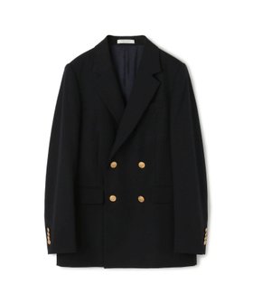 【トゥモローランド/TOMORROWLAND】のビンテージギャバジン ダブルブレストジャケット 人気、トレンドファッション・服の通販 founy(ファニー) ファッション Fashion レディースファッション Fashion for Women アウター Coat / Outerwear Collection レディースジャケット・軽アウター Jackets ストライプ Stripe, Striped Pattern デニム Denim, Jeans Material ドレープ Drape, Draping Fabric ビンテージ Vintage, Retro Style プリーツ Pleats, Pleated メタル Metal, Metal Parts エレガント 上品 Elegant |ID:prp329100004918320