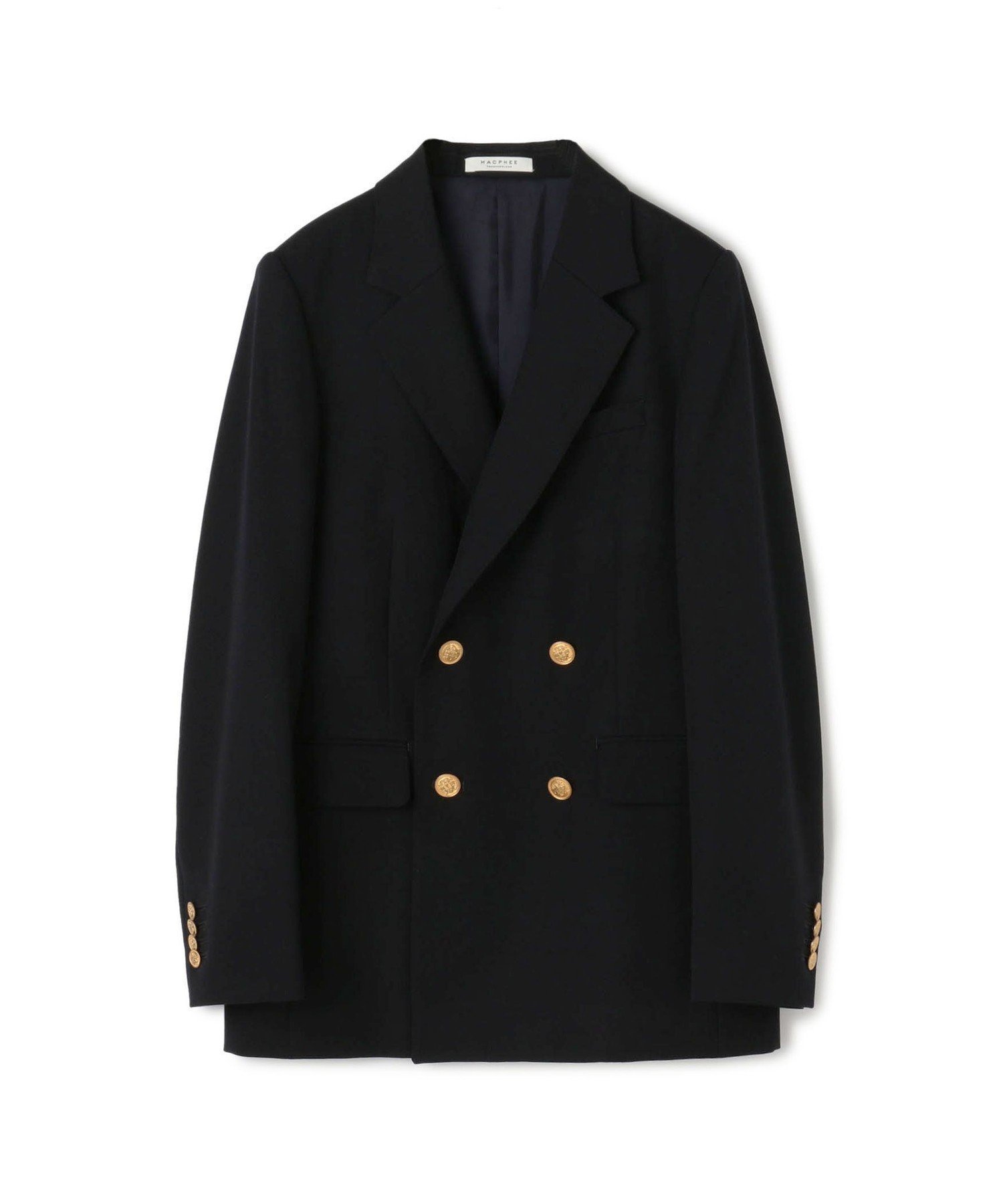 【トゥモローランド/TOMORROWLAND】のビンテージギャバジン ダブルブレストジャケット 人気、トレンドファッション・服の通販 founy(ファニー) ファッション Fashion レディースファッション Fashion for Women アウター Coat / Outerwear Collection レディースジャケット・軽アウター Jackets ストライプ Stripe, Striped Pattern デニム Denim, Jeans Material ドレープ Drape, Draping Fabric ビンテージ Vintage, Retro Style プリーツ Pleats, Pleated メタル Metal, Metal Parts エレガント 上品 Elegant other-1|ID: prp329100004918320 ipo3291000000036889936