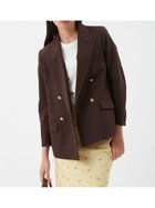 【ミラオーウェン/Mila Owen】の金釦ダブルブレストブレザー 人気、トレンドファッション・服の通販 founy(ファニー) ファッション Fashion レディースファッション Fashion for Women エレガント 上品 Elegant クラシカル Classical, Vintage-Inspired コンパクト Compact, Small Size ストライプ Stripe, Striped Pattern スマート Smart, Elegant ダブル Double, Double-Breasted テーラード Tailored, Tailored Fit 定番 Standard, Basic Item 人気 Popular, Best Seller フラップ Flap, Flap Pocket ポケット Pocket, Pocket Detail thumbnail BRW[058]|ID: prp329100004918322 ipo3291000000036889949