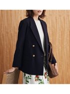 【ミラオーウェン/Mila Owen】の金釦ダブルブレストブレザー 人気、トレンドファッション・服の通販 founy(ファニー) ファッション Fashion レディースファッション Fashion for Women エレガント 上品 Elegant クラシカル Classical, Vintage-Inspired コンパクト Compact, Small Size ストライプ Stripe, Striped Pattern スマート Smart, Elegant ダブル Double, Double-Breasted テーラード Tailored, Tailored Fit 定番 Standard, Basic Item 人気 Popular, Best Seller フラップ Flap, Flap Pocket ポケット Pocket, Pocket Detail thumbnail DNVY[090]|ID: prp329100004918322 ipo3291000000036889950