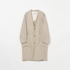 【エリオポール/heliopole】のDUNGAREES LINEN COAT 人気、トレンドファッション・服の通販 founy(ファニー) ファッション Fashion レディースファッション Fashion for Women アウター Coat / Outerwear Collection コート・ロングコート・ピーコート Long Coats, Peacoats & More パッチ Patch, Appliqué ポケット Pocket, Pocket Detail リネン Linen, Linen Fabric ワッシャー Washer, Crinkled Finish エレガント 上品 Elegant thumbnail ベージュ|ID: prp329100004918324 ipo3291000000036889957