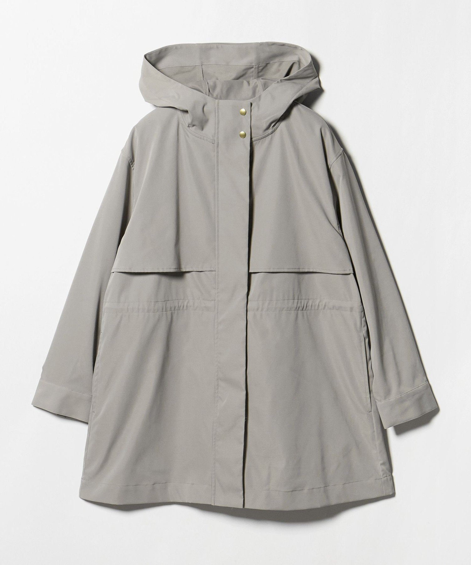 【ユナイテッドアローズ/UNITED ARROWS】のツイル ドロスト フードコート -撥水- A DAY IN THE LIFE インテリア・キッズ・メンズ・レディースファッション・服の通販 founy(ファニー) 　ファッション　Fashion　レディースファッション　Fashion for Women　アウター　Coat / Outerwear Collection　コート・ロングコート・ピーコート　Long Coats, Peacoats & More　インナー　Innerwear　ツイル　Twist, Twisted Detail　トレンド　Trend, Trending Now　ドローストリング　Drawstring, Pull Cord　定番　Standard, Basic Item　人気　Popular, Best Seller　ハーフ　Half, Half-Length　バランス　Balance, Style Balance　フェミニン　Feminine, Girly　フロント　Front, Front Design　ミドル　Middle Length, Mid Height　ヨーク　Yoke, Yoke Design　アウトレット　Outlet / Clearance　ビジネス 仕事 通勤　Business / Work / Commuting　MOCA|ID: prp329100004918327 ipo3291000000036889973