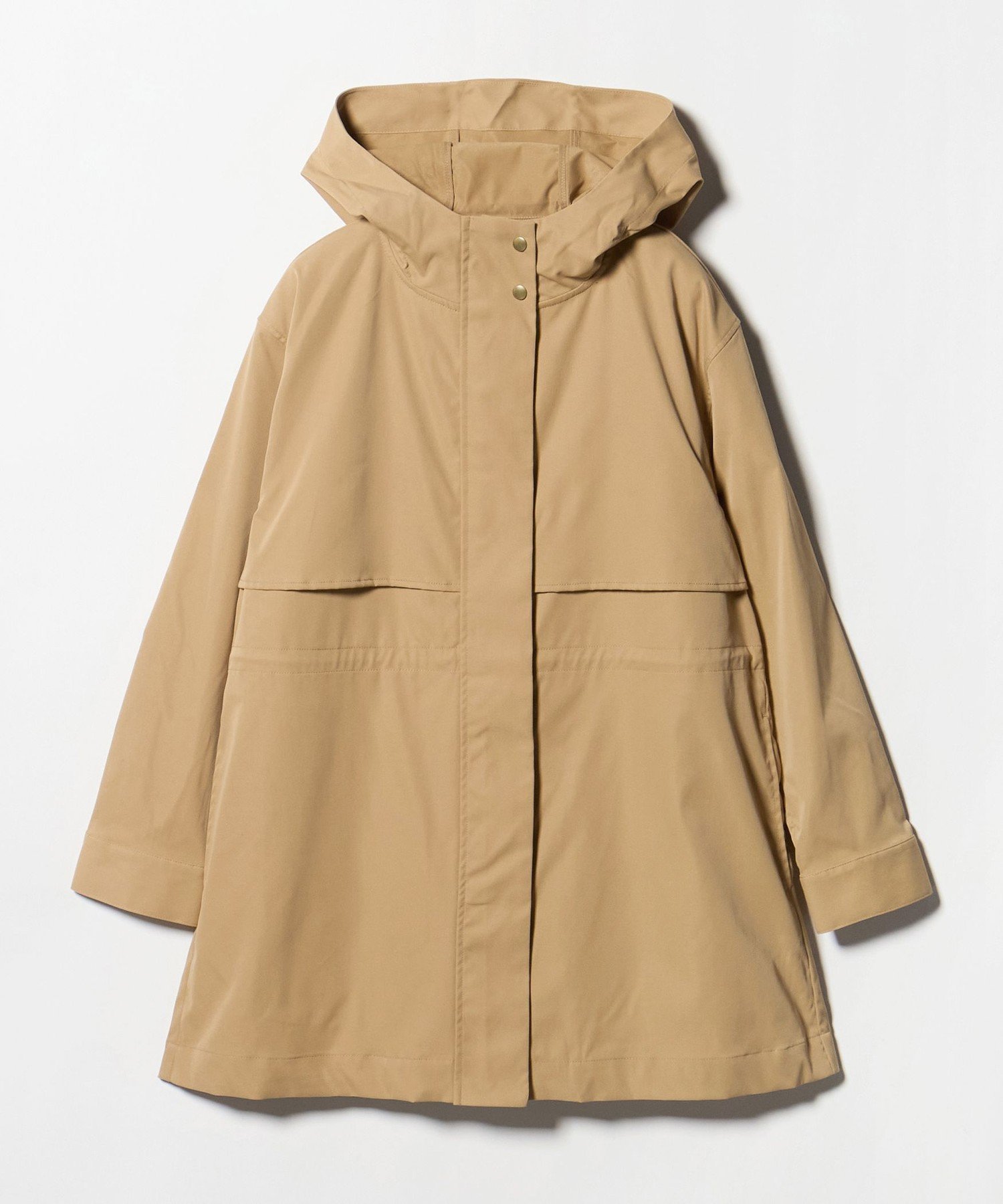 【ユナイテッドアローズ/UNITED ARROWS】のツイル ドロスト フードコート -撥水- A DAY IN THE LIFE インテリア・キッズ・メンズ・レディースファッション・服の通販 founy(ファニー) 　ファッション　Fashion　レディースファッション　Fashion for Women　アウター　Coat / Outerwear Collection　コート・ロングコート・ピーコート　Long Coats, Peacoats & More　インナー　Innerwear　ツイル　Twist, Twisted Detail　トレンド　Trend, Trending Now　ドローストリング　Drawstring, Pull Cord　定番　Standard, Basic Item　人気　Popular, Best Seller　ハーフ　Half, Half-Length　バランス　Balance, Style Balance　フェミニン　Feminine, Girly　フロント　Front, Front Design　ミドル　Middle Length, Mid Height　ヨーク　Yoke, Yoke Design　アウトレット　Outlet / Clearance　ビジネス 仕事 通勤　Business / Work / Commuting　ORANGE|ID: prp329100004918327 ipo3291000000036889974