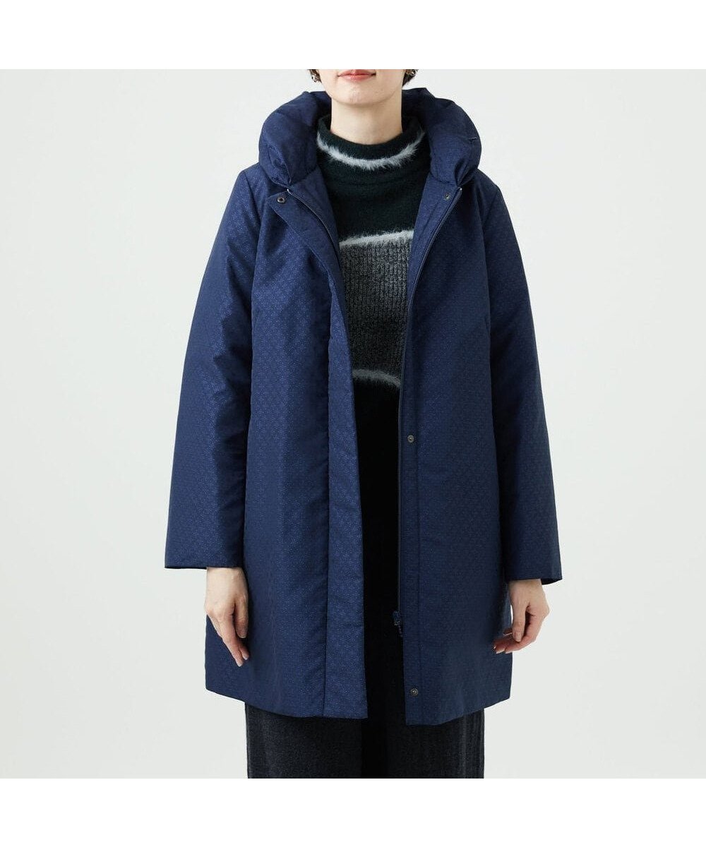 【ジャンニ ロ ジュディチェ/GIANNI LO GIUDICE】のシャドードットジャガードダウンコート 人気、トレンドファッション・服の通販 founy(ファニー) 　ファッション　Fashion　レディースファッション　Fashion for Women　アウター　Coat / Outerwear Collection　コート・ロングコート・ピーコート　Long Coats, Peacoats & More　ダウンジャケット・軽量ダウン　Warm & Lightweight Down Jackets　タフタ　Taffeta, Structured Fabric　ダウン　Down, Puffer　ドット　Polka Dot, Dot Pattern　無地　Plain, Solid Color　冬　Winter / This Winter　おすすめ　Recommended / Our Picks　 other-1|ID: prp329100004918332 ipo3291000000036889989