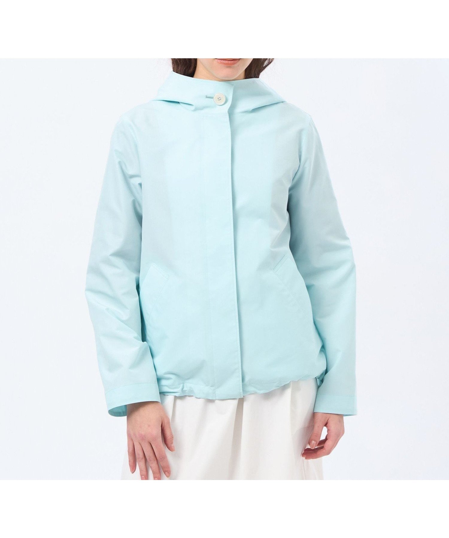 【マッキントッシュ フィロソフィー/MACKINTOSH PHILOSOPHY】の【LEE4月号/蛯原友里さん着用】【CLUNY(クルニー)】レインウェザークロス製 インテリア・キッズ・メンズ・レディースファッション・服の通販 founy(ファニー) 　雑誌掲載アイテム　Magazine Picks & Fashion Features　ファッション雑誌　Fashion Magazines　リー　LEE　ファッション　Fashion　レディースファッション　Fashion for Women　春　Spring　秋　Autumn　コンパクト　Compact, Small Size　4月号　April Issue　ショート　Short, Short Length　雑誌　Magazine, Fashion Magazine　ダウン　Down, Puffer　ブルゾン　Blouson, Bomber Jacket　おすすめ　Recommended / Our Picks　エレガント 上品　Elegant　ブルー|ID: prp329100004918333 ipo3291000000036889995