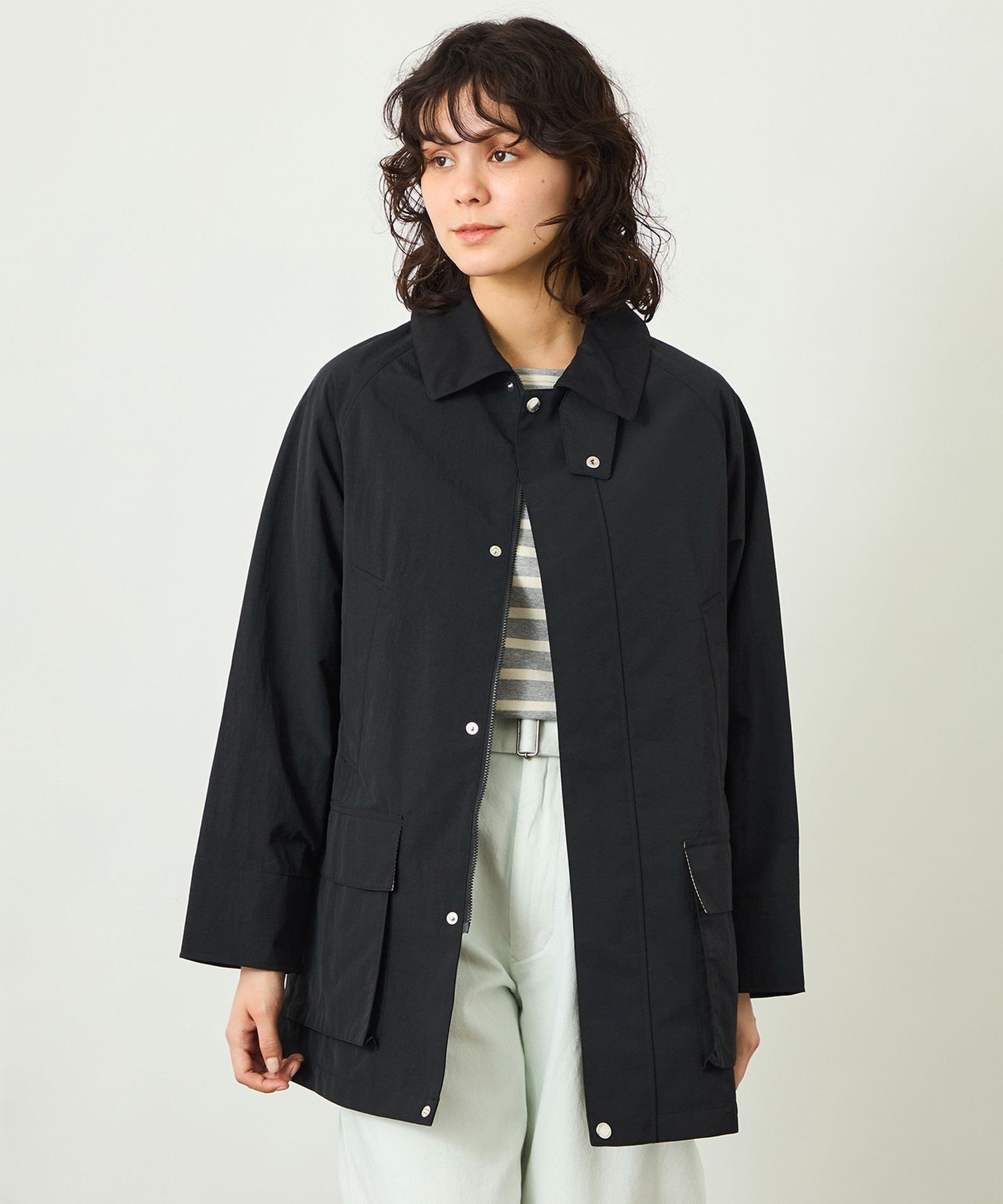 【マッキントッシュ フィロソフィー/MACKINTOSH PHILOSOPHY】のGREY LABEL 【SOMERFORD(サマーフォード)】ライトタフタ製 インテリア・キッズ・メンズ・レディースファッション・服の通販 founy(ファニー) 　ファッション　Fashion　レディースファッション　Fashion for Women　2026年　2026　クラシック　Classic, Timeless Style　サマー　Summer, Summer Style　スリーブ　Sleeve, Long Sleeve / Short Sleeve　タフタ　Taffeta, Structured Fabric　チェック　Check, Plaid, Tartan　ファブリック　Fabric, Textile　ポケット　Pocket, Pocket Detail　夏　Summer　春　Spring　S/S・春夏　SS, Spring/Summer, Warm Season　ブラック|ID: prp329100004918335 ipo3291000000036890005