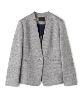 【トゥモローランド/TOMORROWLAND】のフラットテープ キザミカラージャケット 人気、トレンドファッション・服の通販 founy(ファニー) ファッション Fashion レディースファッション Fashion for Women アウター Coat / Outerwear Collection レディースジャケット・軽アウター Jackets インナー Innerwear カッティング Cutting Detail コンパクト Compact, Small Size シェイプ Shape, Slim Fit ジャケット Jacket, Outerwear ダウン Down, Puffer ツイード Twill, Twill Weave フラット Flat, Flat Shoes フロント Front, Front Design ボトム Bottoms, Lower Wear 春 Spring |ID:prp329100004918337