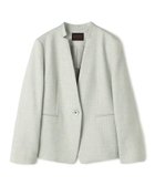 【トゥモローランド/TOMORROWLAND】のフラットテープ キザミカラージャケット 人気、トレンドファッション・服の通販 founy(ファニー) ファッション Fashion レディースファッション Fashion for Women アウター Coat / Outerwear Collection レディースジャケット・軽アウター Jackets インナー Innerwear カッティング Cutting Detail コンパクト Compact, Small Size シェイプ Shape, Slim Fit ジャケット Jacket, Outerwear ダウン Down, Puffer ツイード Twill, Twill Weave フラット Flat, Flat Shoes フロント Front, Front Design ボトム Bottoms, Lower Wear 春 Spring thumbnail 52 ライトグリーン系|ID: prp329100004918337 ipo3291000000036890011