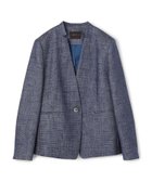 【トゥモローランド/TOMORROWLAND】のフラットテープ キザミカラージャケット 人気、トレンドファッション・服の通販 founy(ファニー) ファッション Fashion レディースファッション Fashion for Women アウター Coat / Outerwear Collection レディースジャケット・軽アウター Jackets インナー Innerwear カッティング Cutting Detail コンパクト Compact, Small Size シェイプ Shape, Slim Fit ジャケット Jacket, Outerwear ダウン Down, Puffer ツイード Twill, Twill Weave フラット Flat, Flat Shoes フロント Front, Front Design ボトム Bottoms, Lower Wear 春 Spring thumbnail 68 ネイビー系|ID: prp329100004918337 ipo3291000000036890012