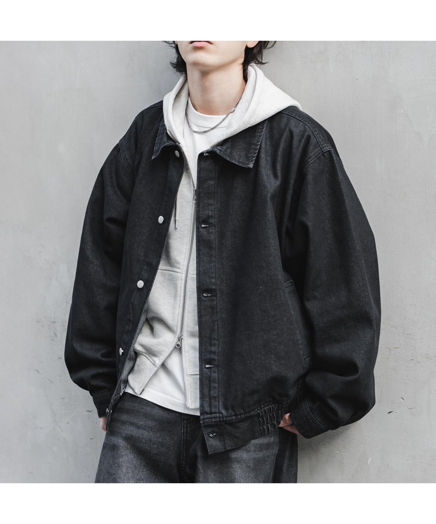 【ロッキーモンロー/Rocky Monroe】のヴィンテージライク オーバーサイズデニムブルゾン インテリア・キッズ・メンズ・レディースファッション・服の通販 founy(ファニー) ファッション Fashion レディースファッション Fashion for Women アウター Coat / Outerwear Collection ブルゾンジャケット・スポーティアウター Blouson Jackets カットソー Cut and Sewn Top シンプル Simple, Minimal デニム Denim, Jeans Material トレンド Trend, Trending Now 定番 Standard, Basic Item バランス Balance, Style Balance パーカー Hoodie, Parka ブルゾン Blouson, Bomber Jacket ミックス Mix, Mixed Style メンズ Men's, Menswear ルーズ Loose, Oversized ロング Long, Long-Length ワイド Wide, Wide Fit 再入荷 Restock / Back in Stock おすすめ Recommended / Our Picks ブラック|ID: prp329100004918338 ipo3291000000036890014