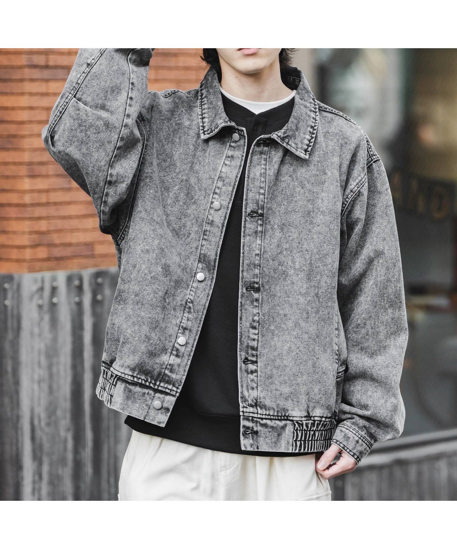 【ロッキーモンロー/Rocky Monroe】のヴィンテージライク オーバーサイズデニムブルゾン インテリア・キッズ・メンズ・レディースファッション・服の通販 founy(ファニー) ファッション Fashion レディースファッション Fashion for Women アウター Coat / Outerwear Collection ブルゾンジャケット・スポーティアウター Blouson Jackets カットソー Cut and Sewn Top シンプル Simple, Minimal デニム Denim, Jeans Material トレンド Trend, Trending Now 定番 Standard, Basic Item バランス Balance, Style Balance パーカー Hoodie, Parka ブルゾン Blouson, Bomber Jacket ミックス Mix, Mixed Style メンズ Men's, Menswear ルーズ Loose, Oversized ロング Long, Long-Length ワイド Wide, Wide Fit 再入荷 Restock / Back in Stock おすすめ Recommended / Our Picks ブラック|ID: prp329100004918338 ipo3291000000036890015